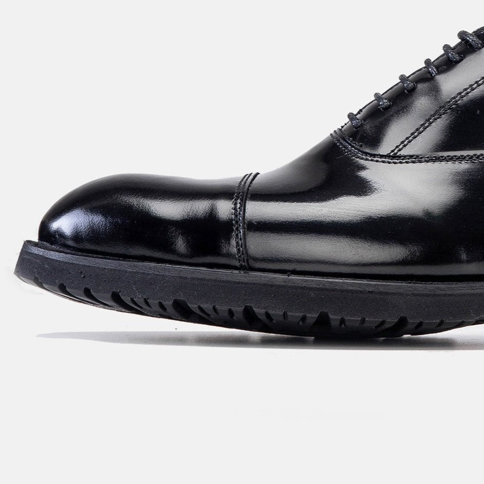 '''5167 chaussure en cuir Démasquable noir