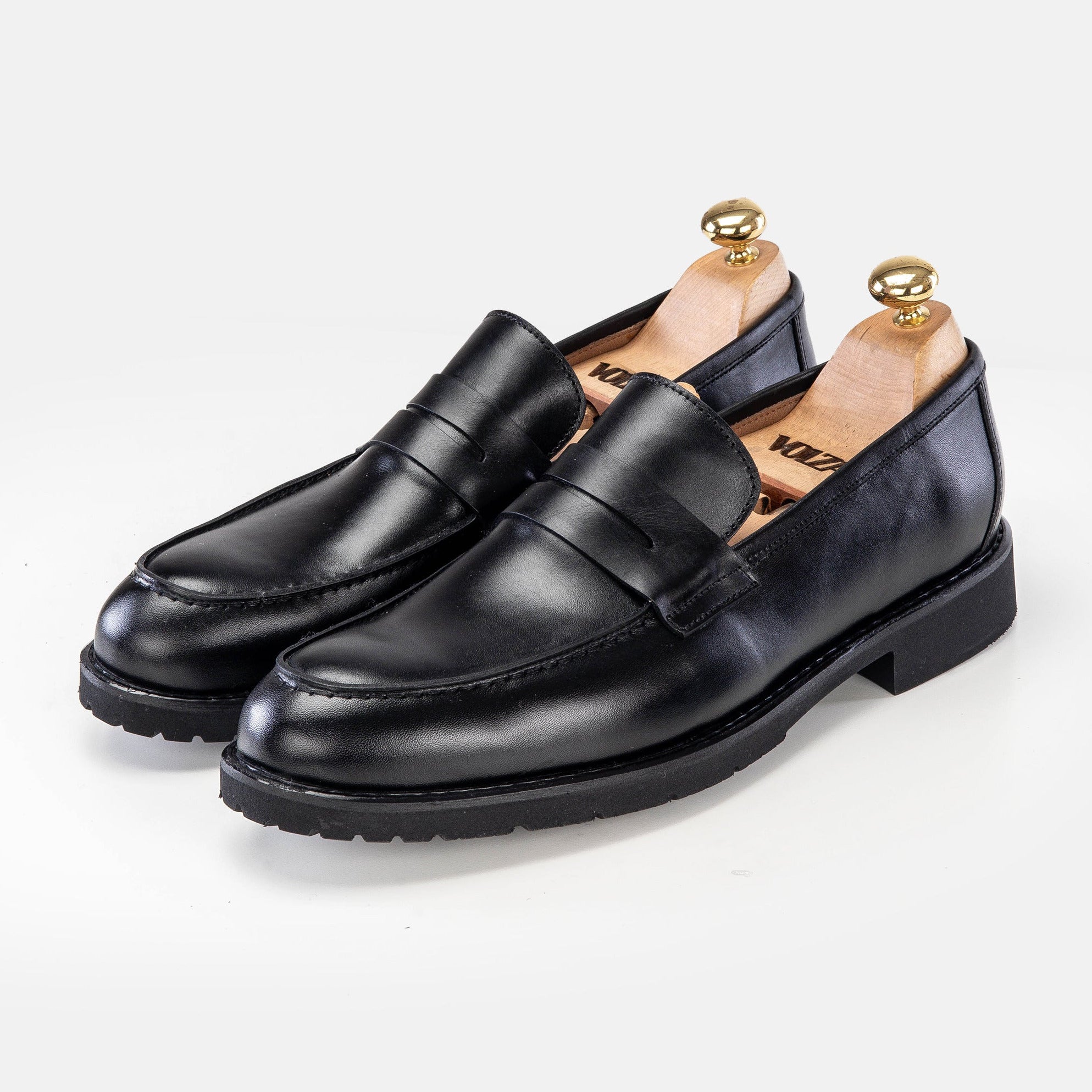 Volzak 5164 chaussure en cuir noir