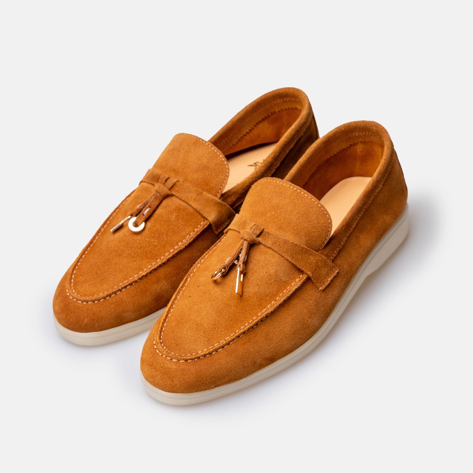 Volzak 32 mocassin en daim Camel