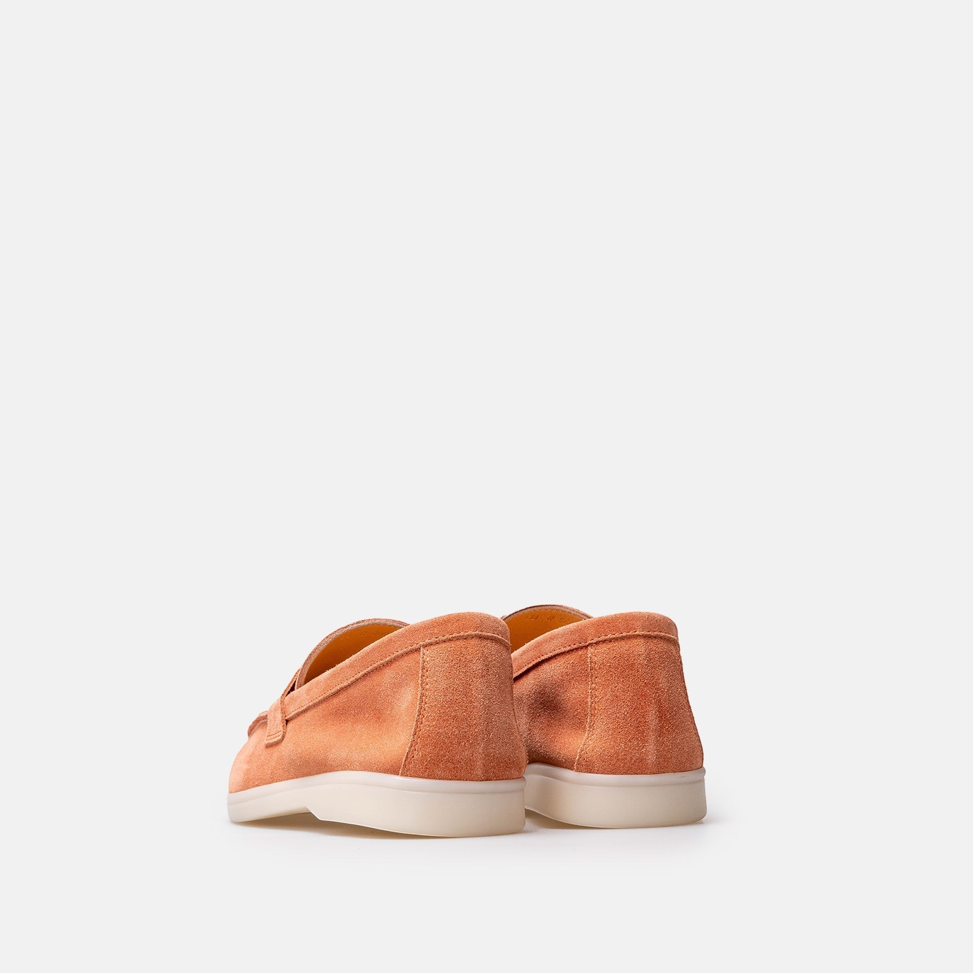 Volzak 32 mocassin en daim Rouge Corail
