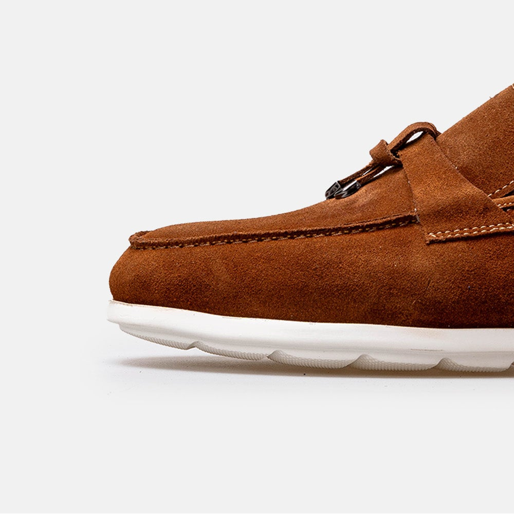 Volzak 3062 Mocassin en daim Camel