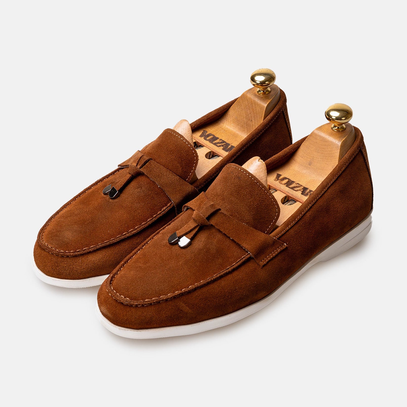 Volzak 3062 Mocassin en daim Camel