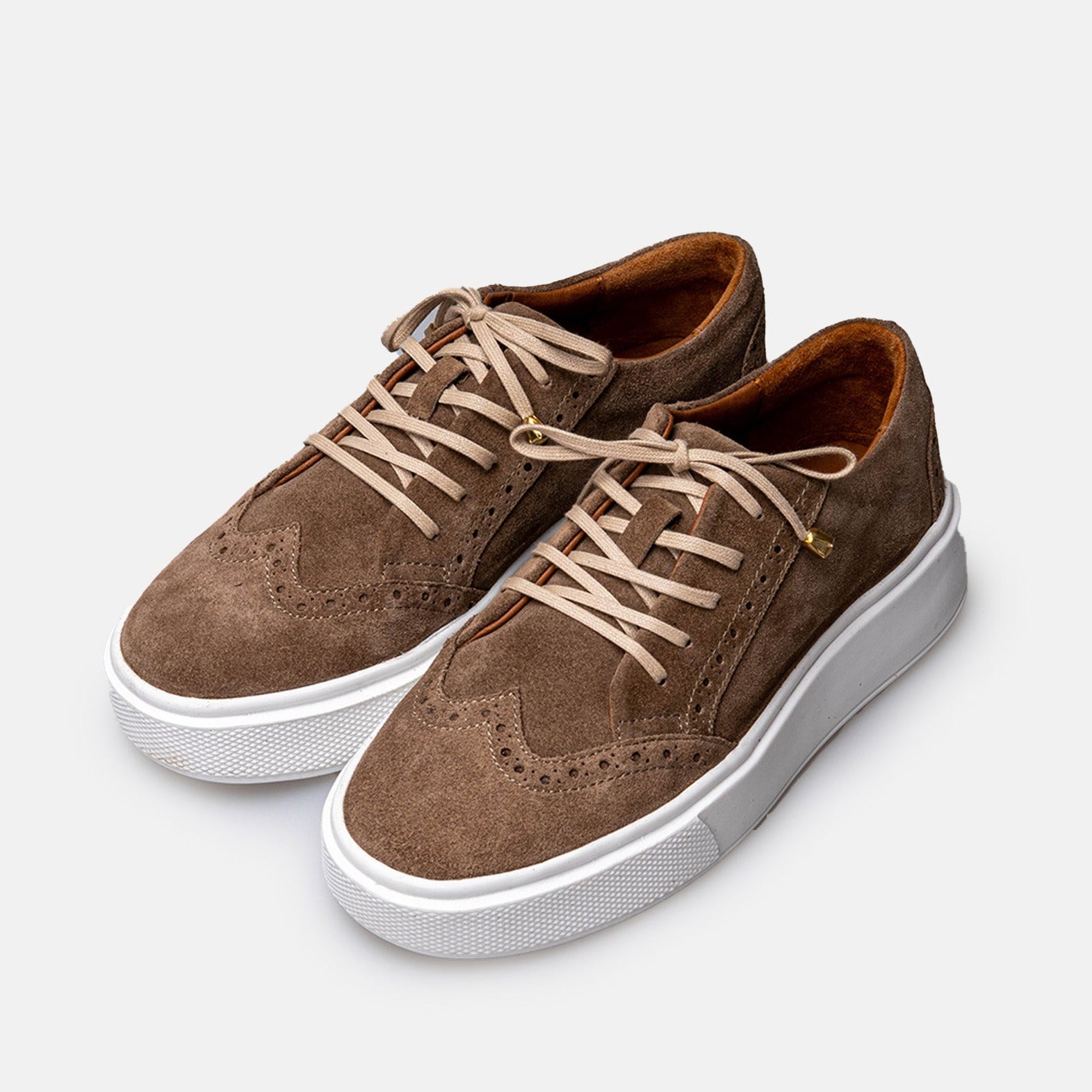 Volzak 777 Basket en daim Taupe