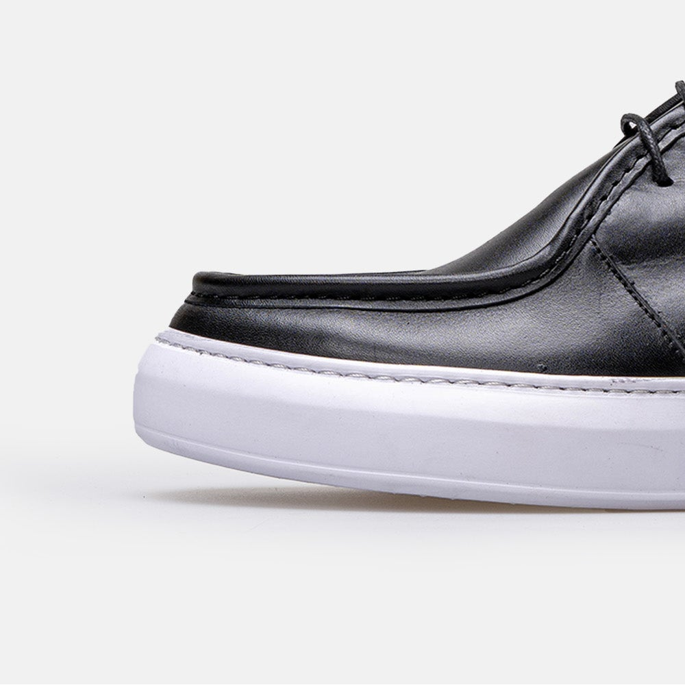 Volzak 5418 basket en cuir Noir