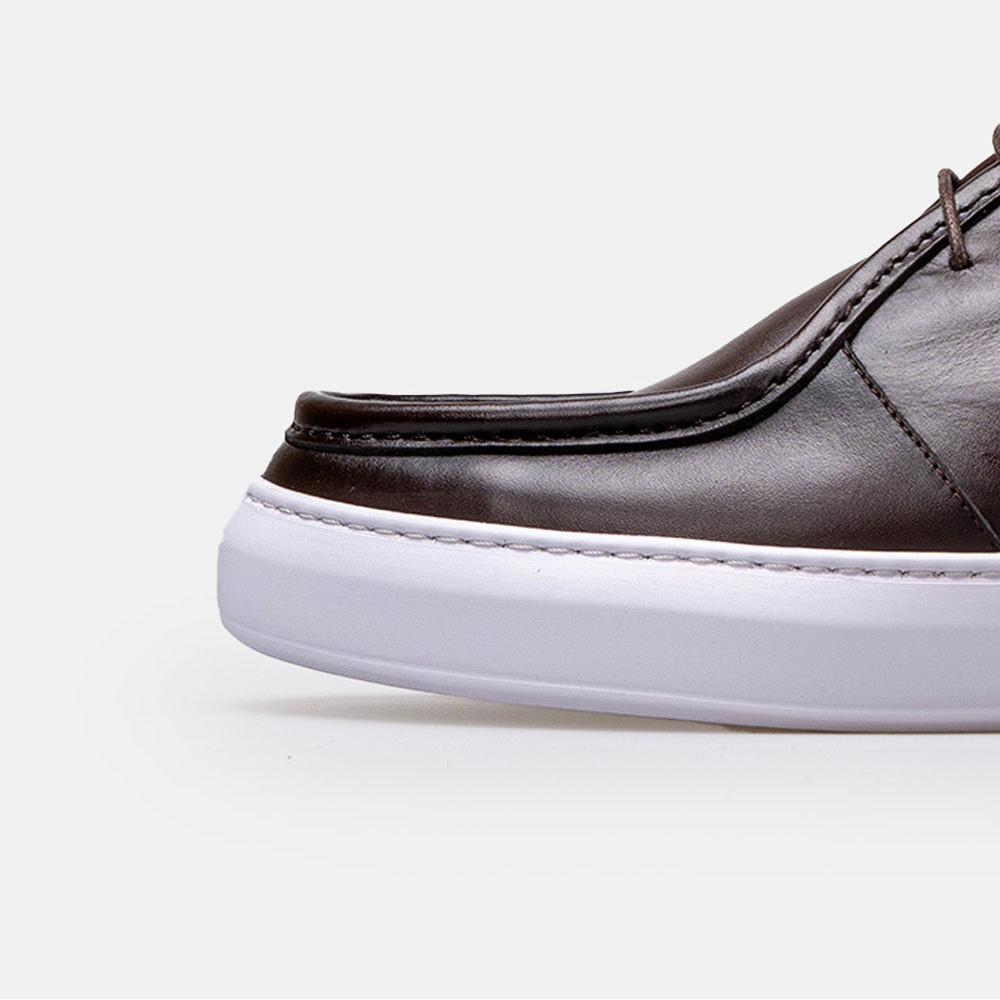 Volzak 5418 basket en cuir Marron