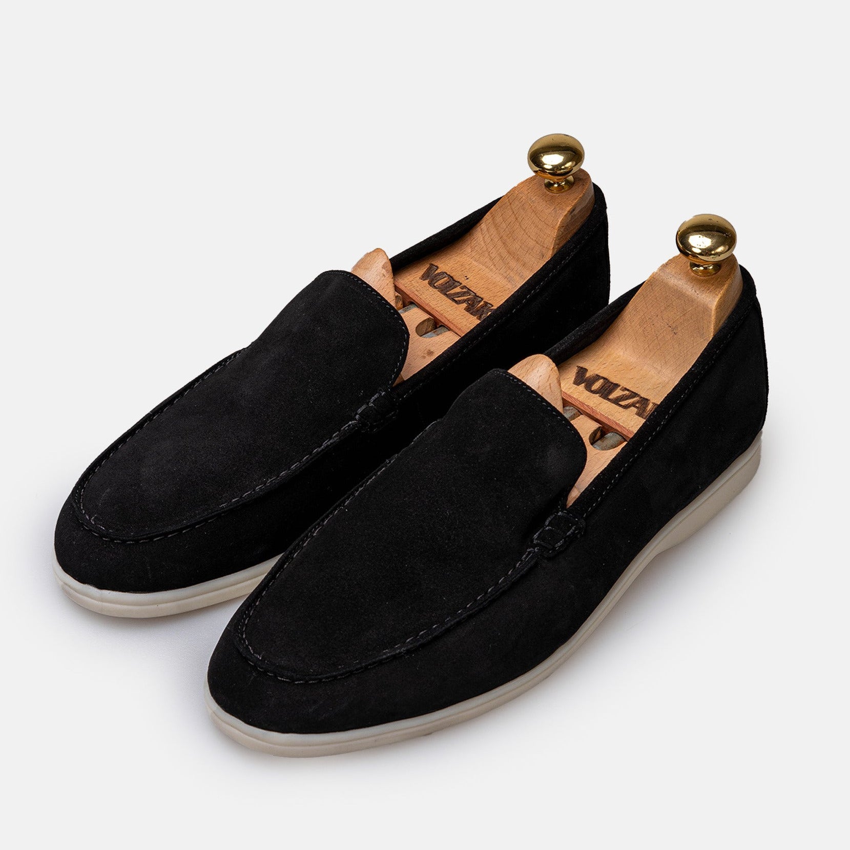 Volzak 3061 Black Suede Loafer