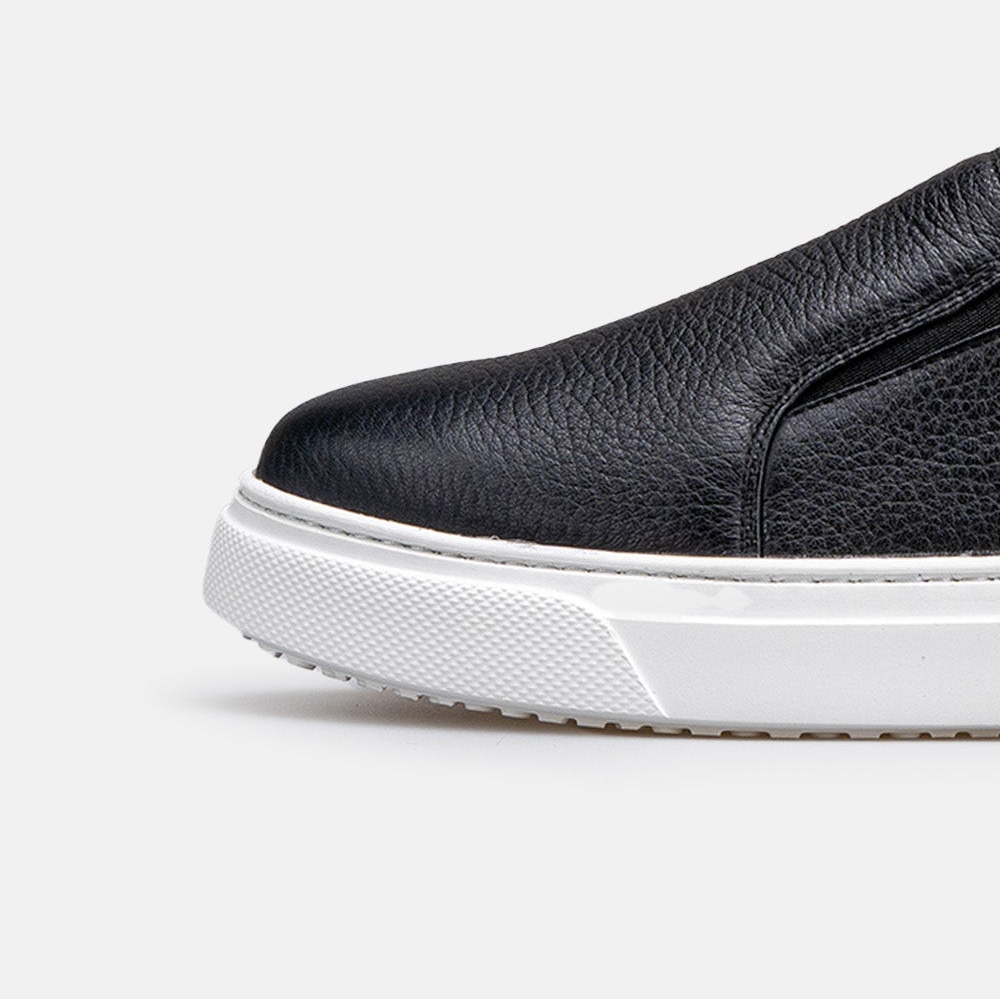 Volzak 301 Mule en cuir Noir