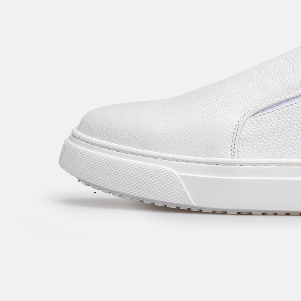 Volzak 301 Mule en cuir Blanc