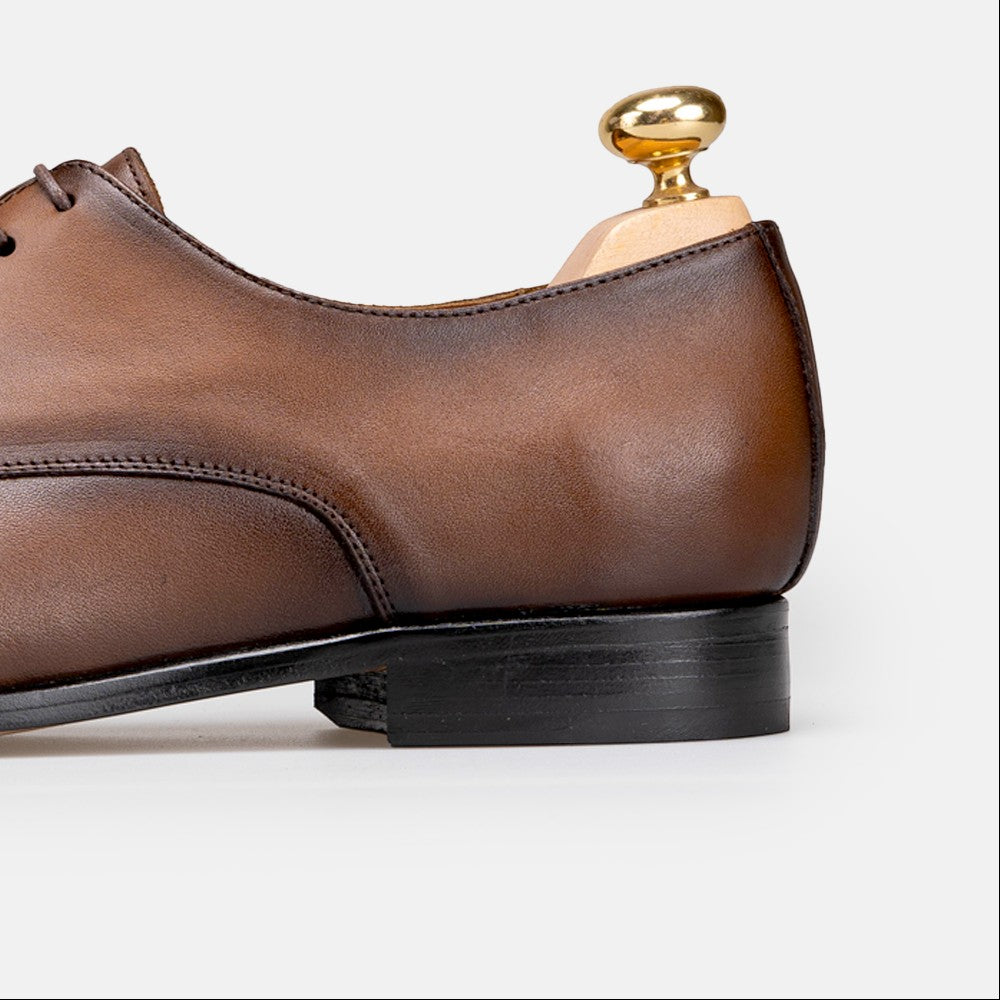Volzak 5431 chaussure en cuir Marron Vintage