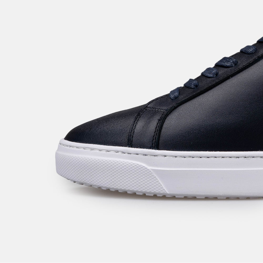 Volzak 3930 Basket en cuir Bleu
