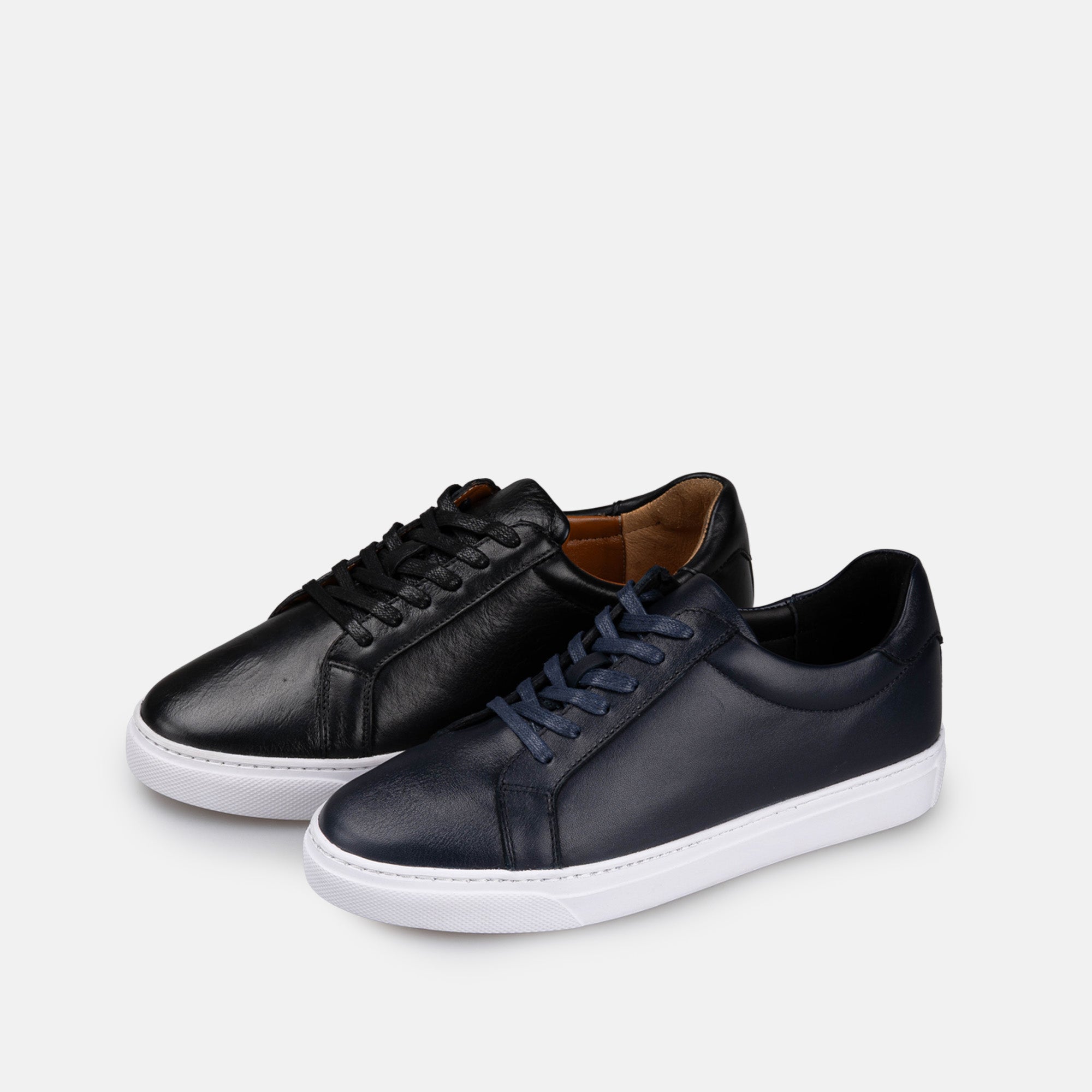 Volzak 3930 Basket en cuir Bleu