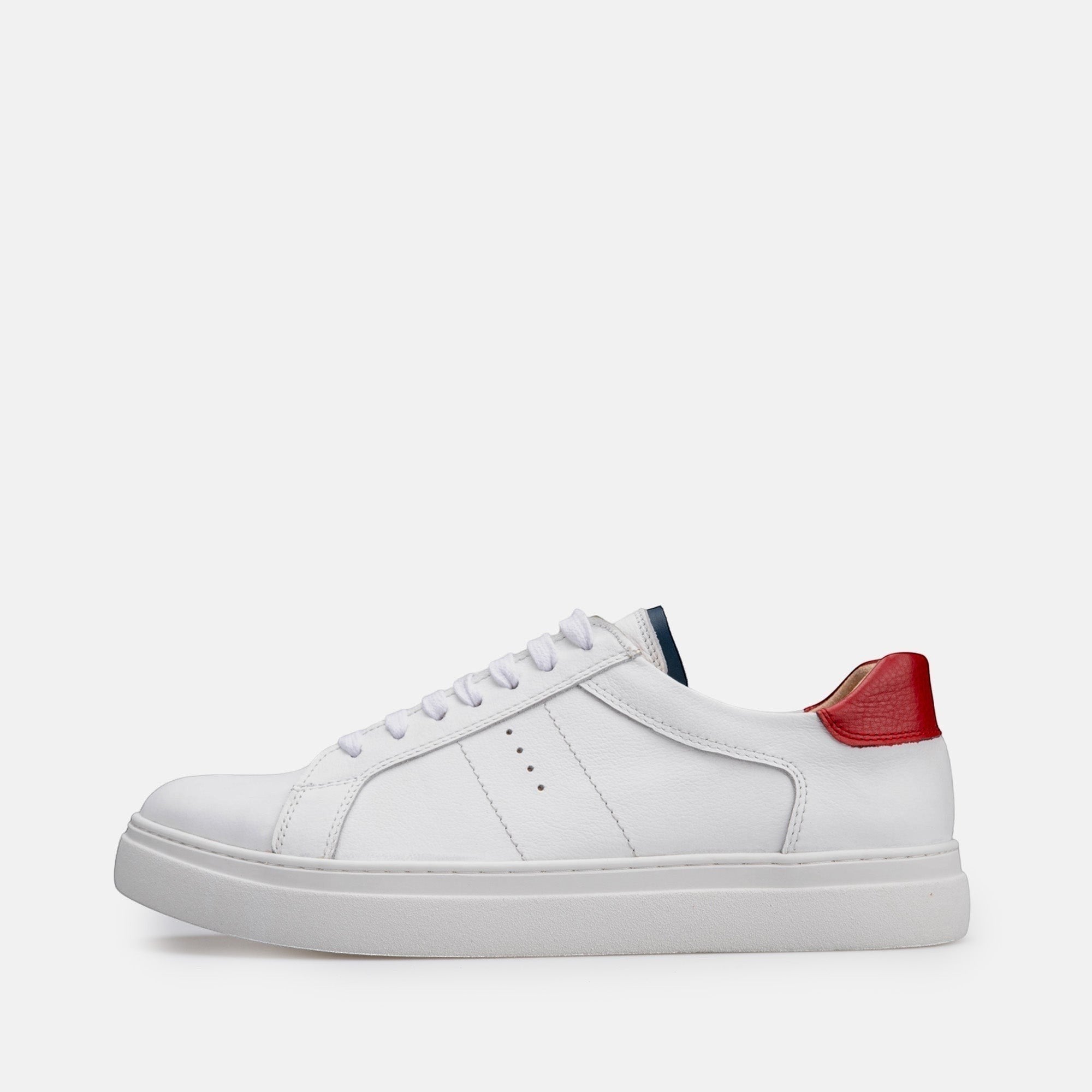 Volzak 7011 basket en cuir Blanc
