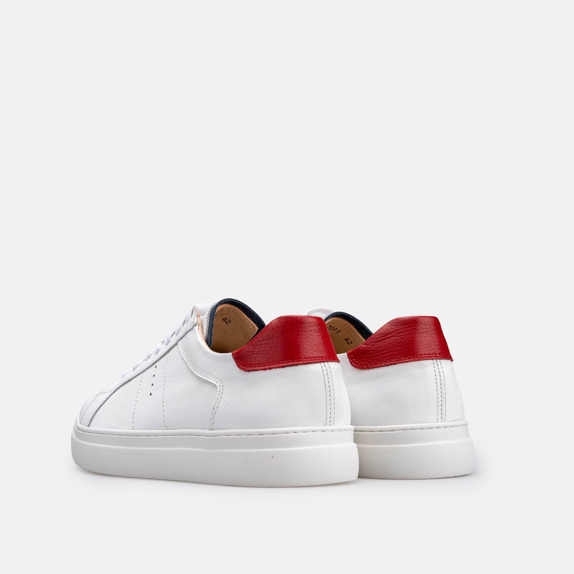 Volzak 7011 basket en cuir Blanc