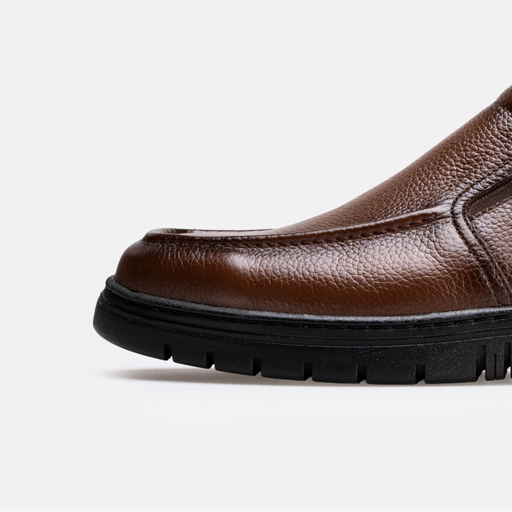 Volzak 5518 chaussure en cuir Marron Grainé