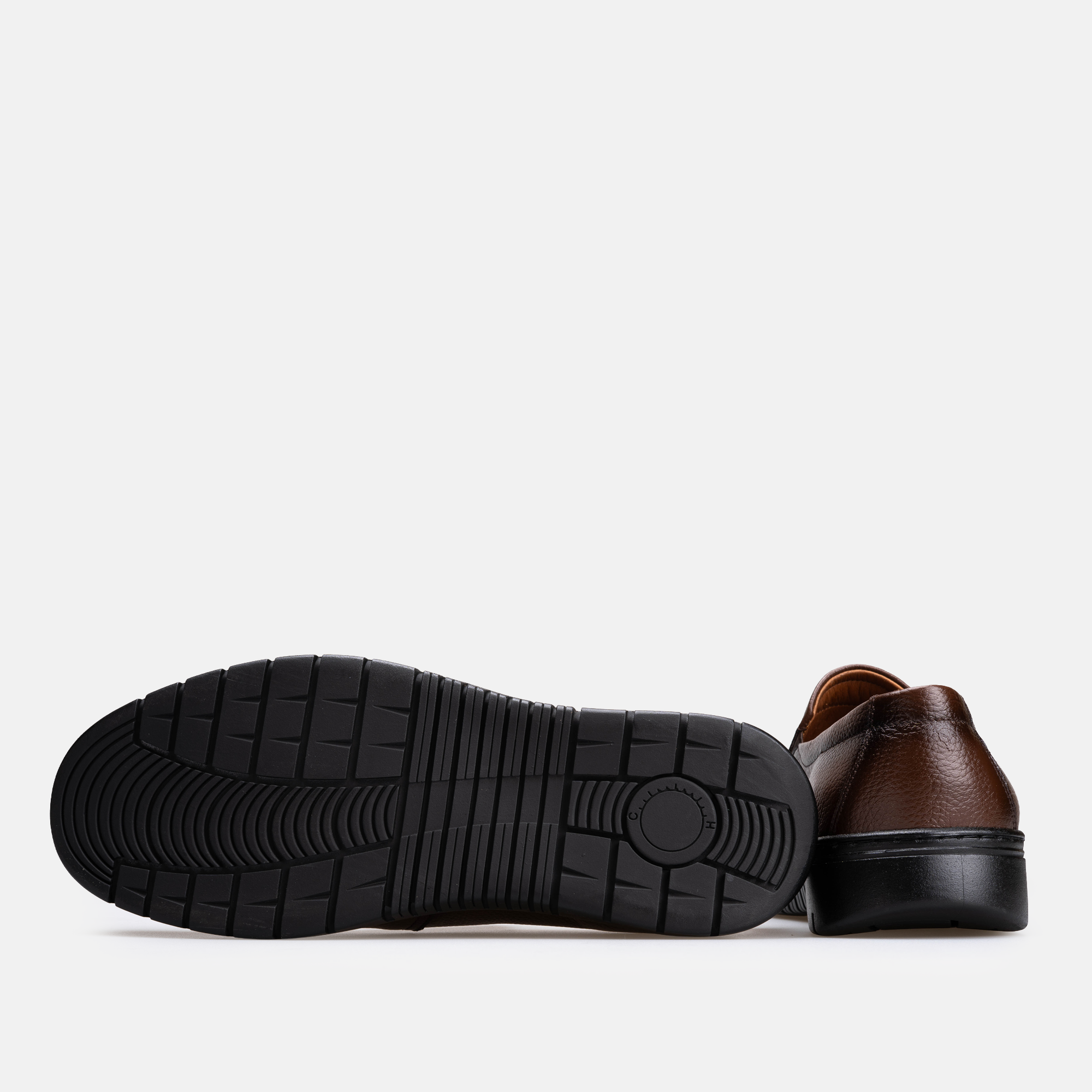 Volzak 5518 chaussure en cuir Marron Grainé