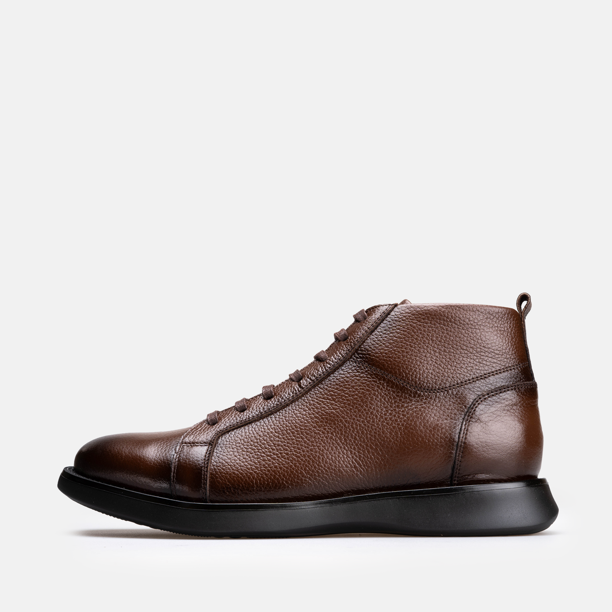 Volzak 5539 Bottine en cuir Marron Grainé