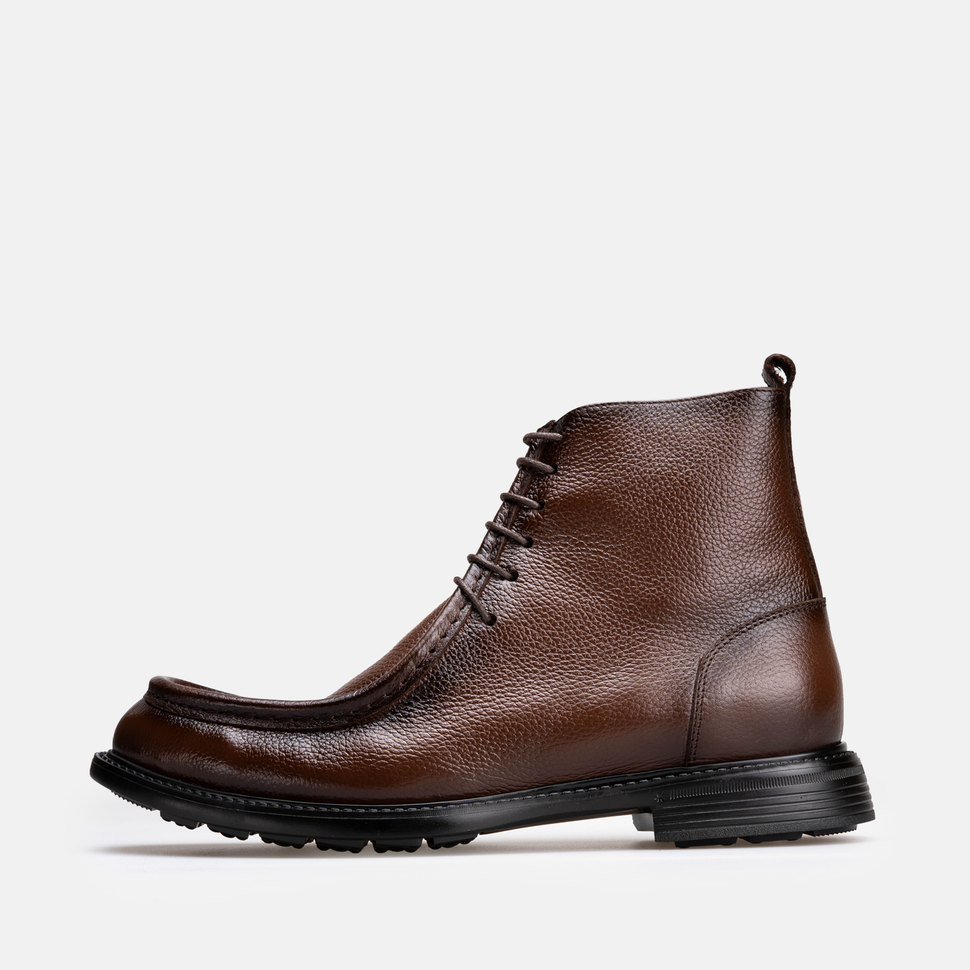 Volzak 5515 Bottine en cuir Marron Grainé