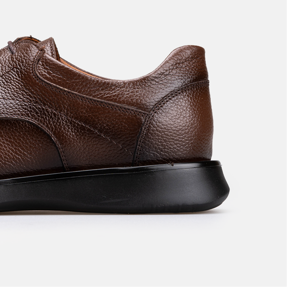 Volzak 5523 chaussure en cuir Marron Grainé