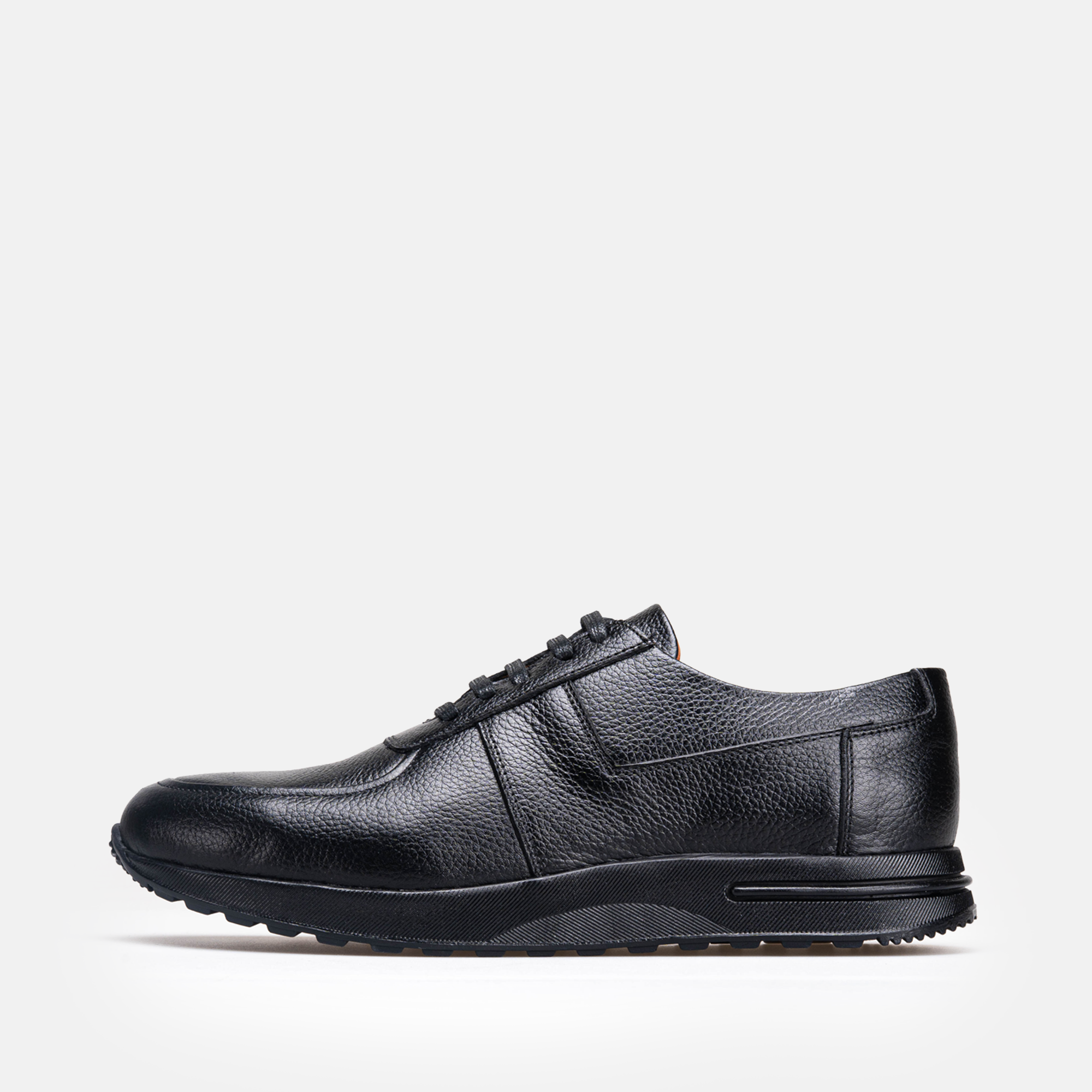 Volzak 5527 basket en cuir Noir Grainé