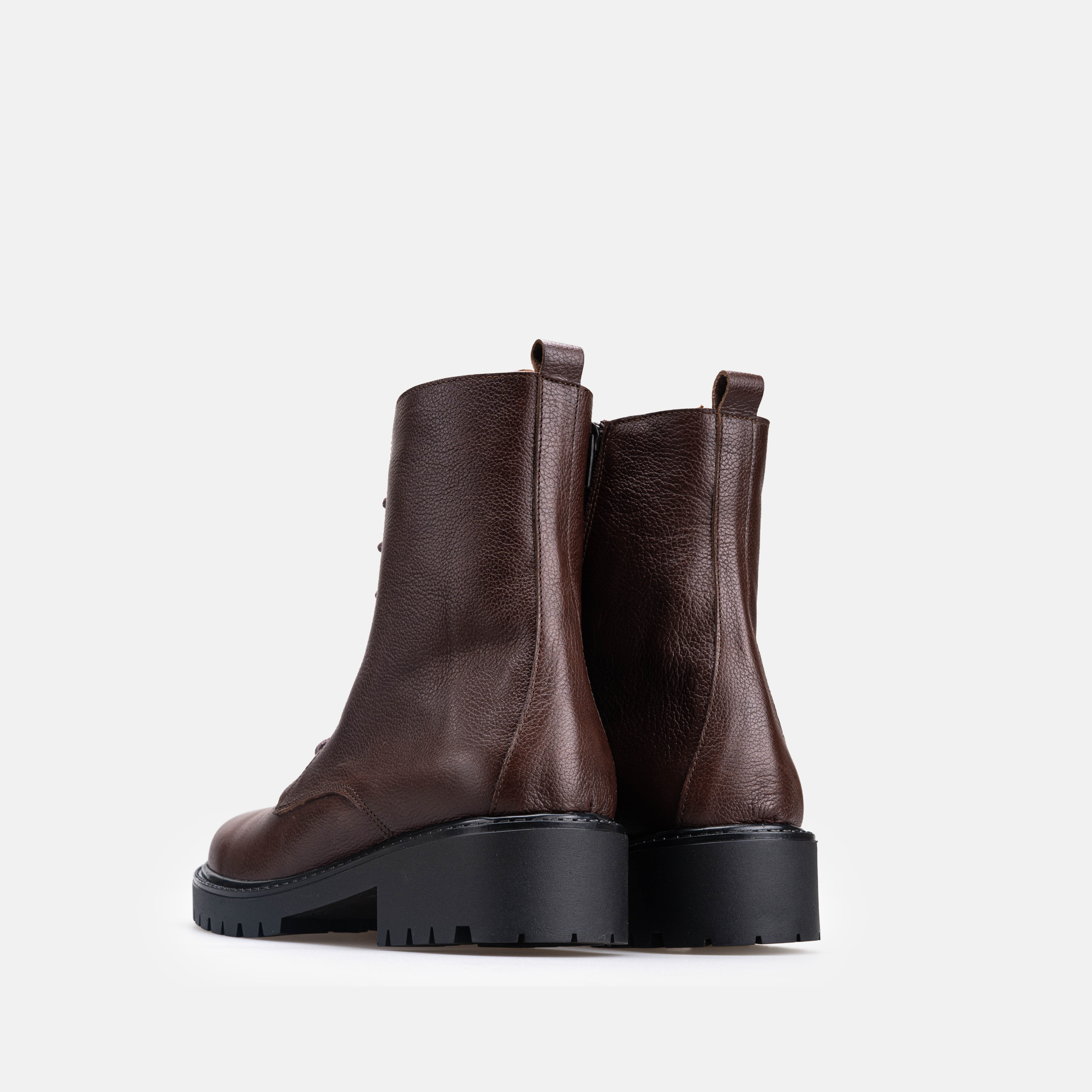 Volzak 4009 Bottine en cuir Marron Foncé