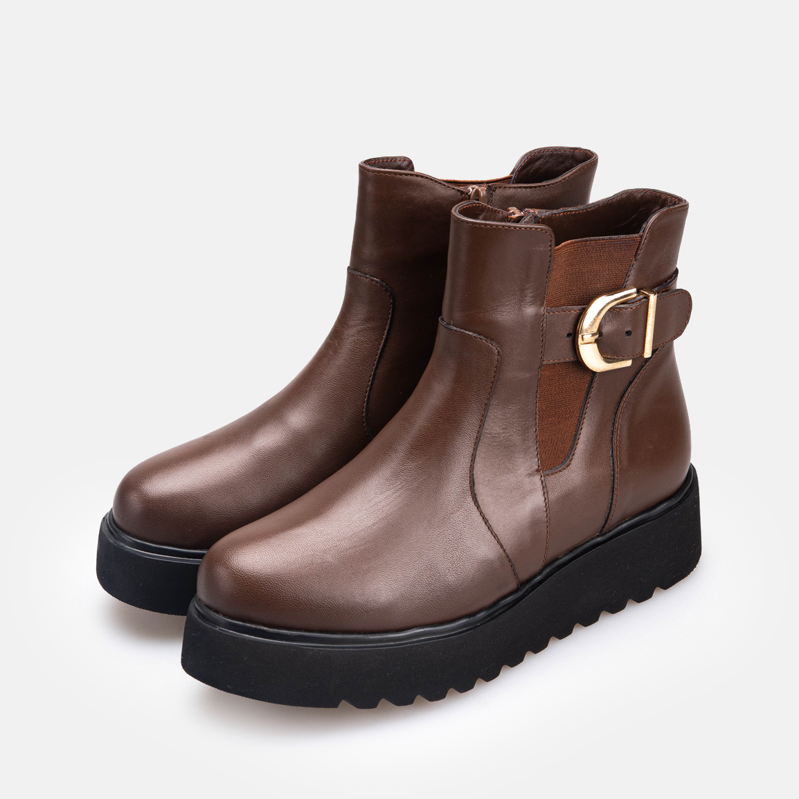 Volzak 3012 Bottine en cuir Marron