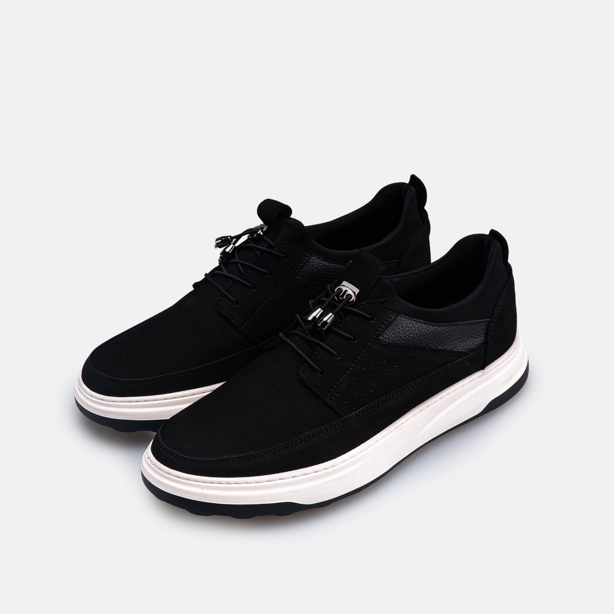 Volzak 317 basket en nubuck Noir