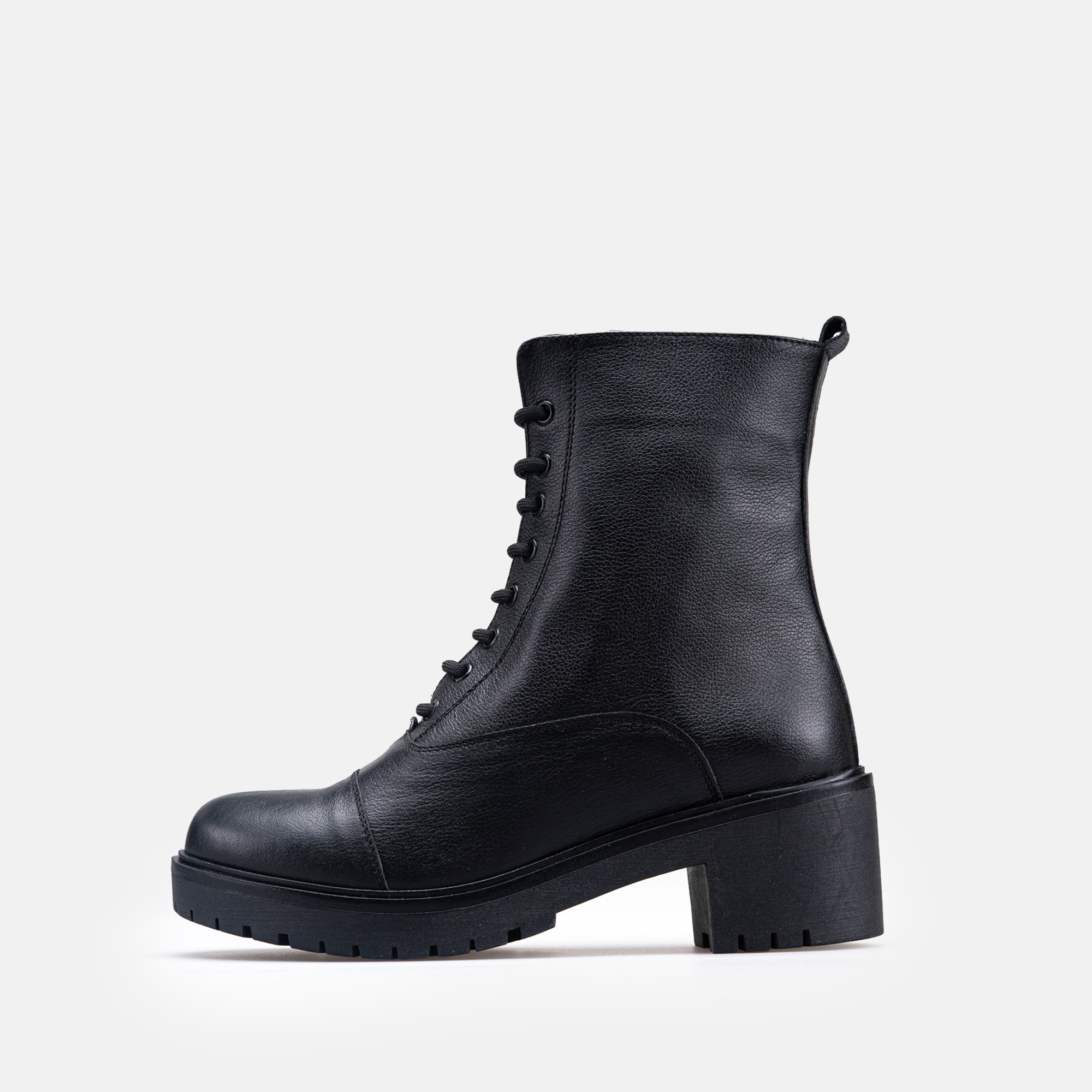 Volzak 4088 Bottine en cuir Noir Grainé