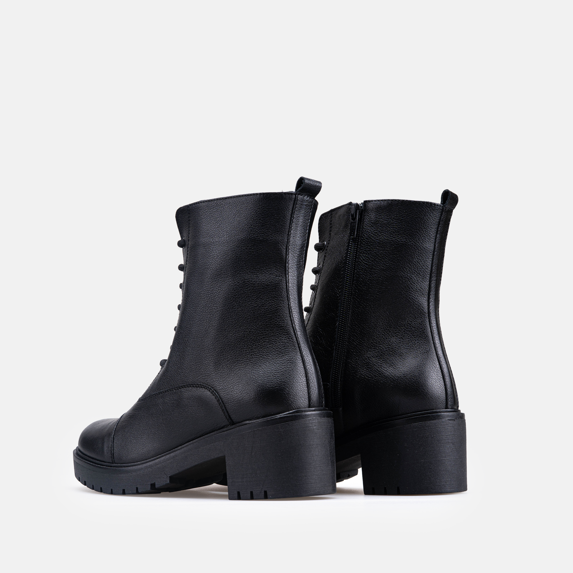 Volzak 4088 Bottine en cuir Noir Grainé