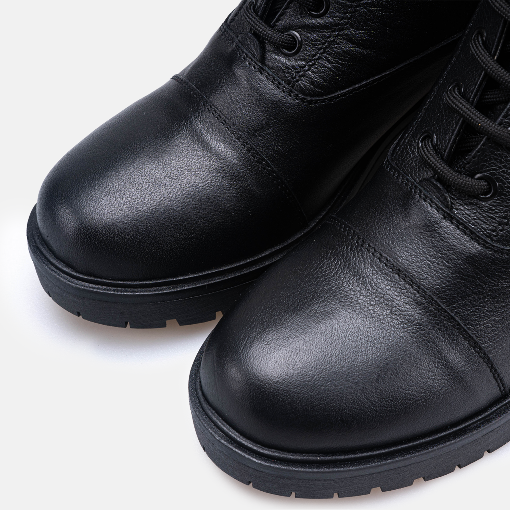 Volzak 4088 Bottine en cuir Noir Grainé