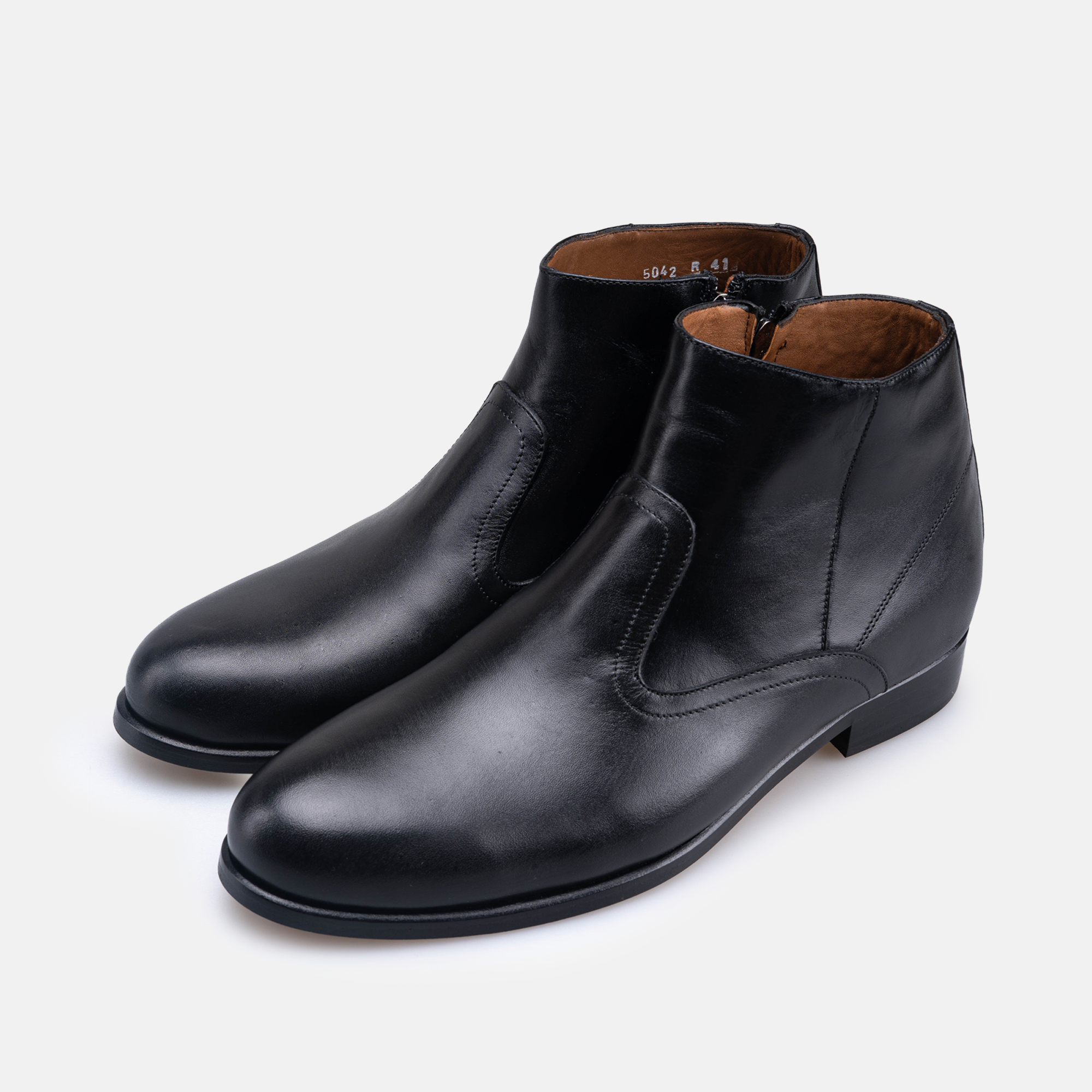Volzak 5542 Bottine en cuir Noir