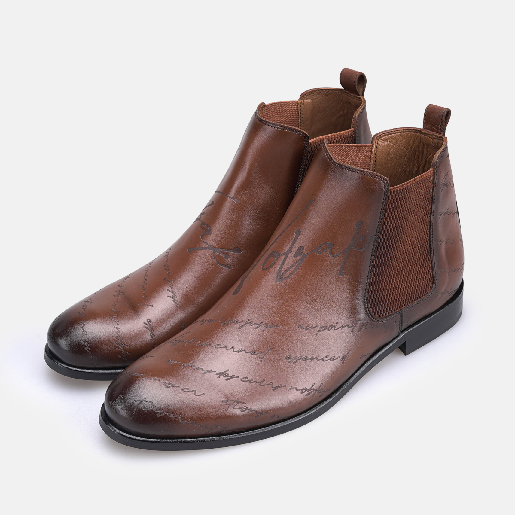 Volzak 5544 Bottine en cuir Camel