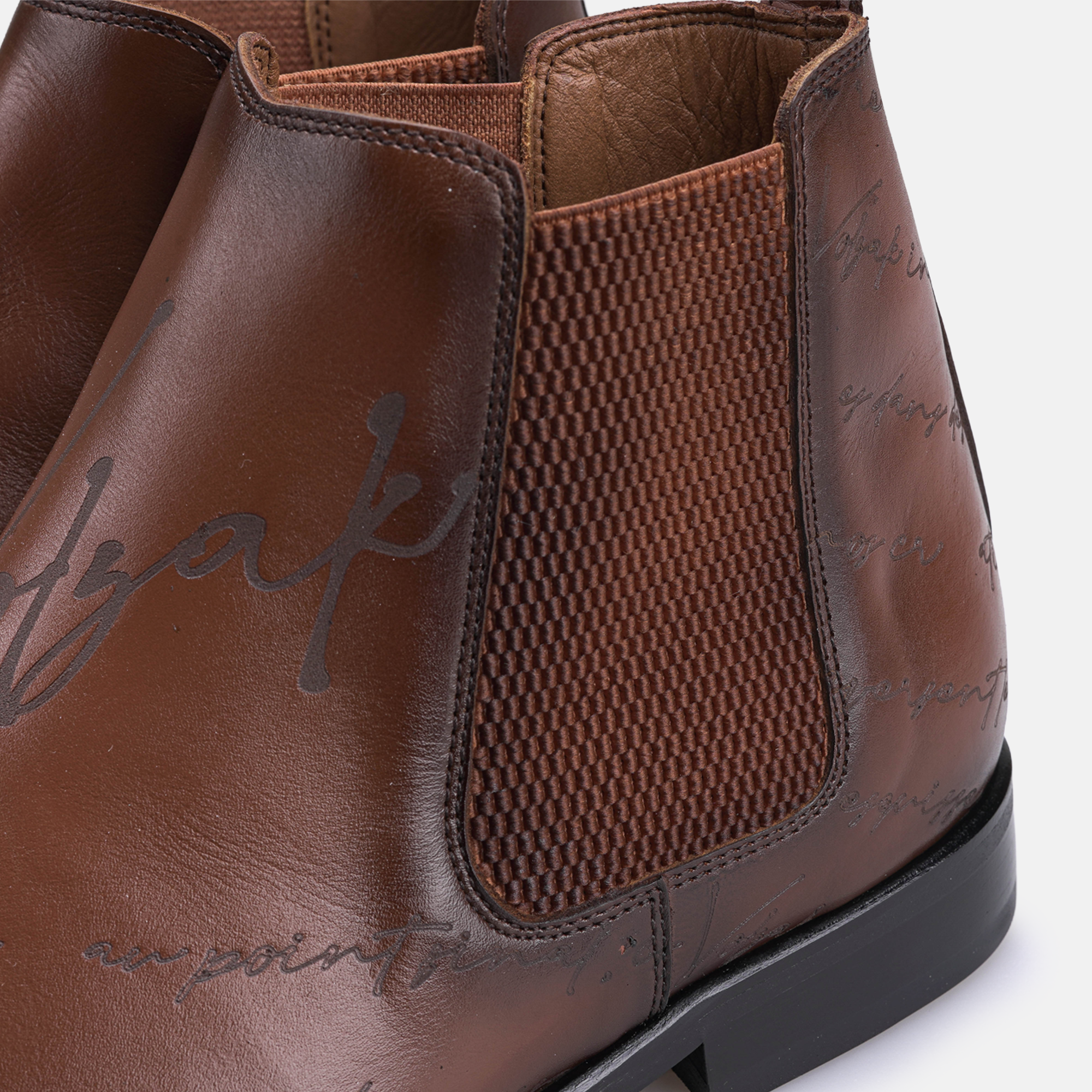 Volzak 5544 Bottine en cuir Camel