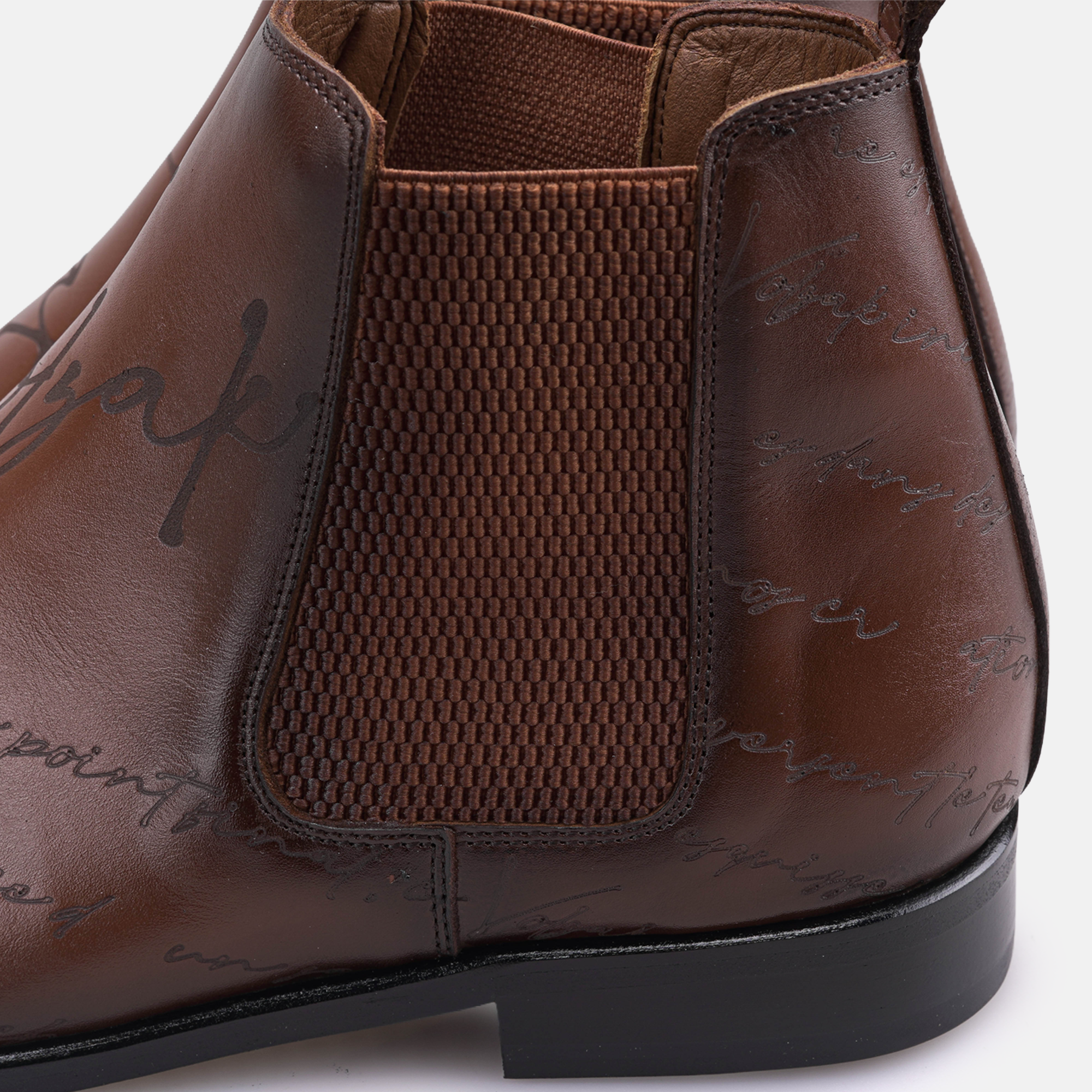 Volzak 5544 Bottine en cuir Camel