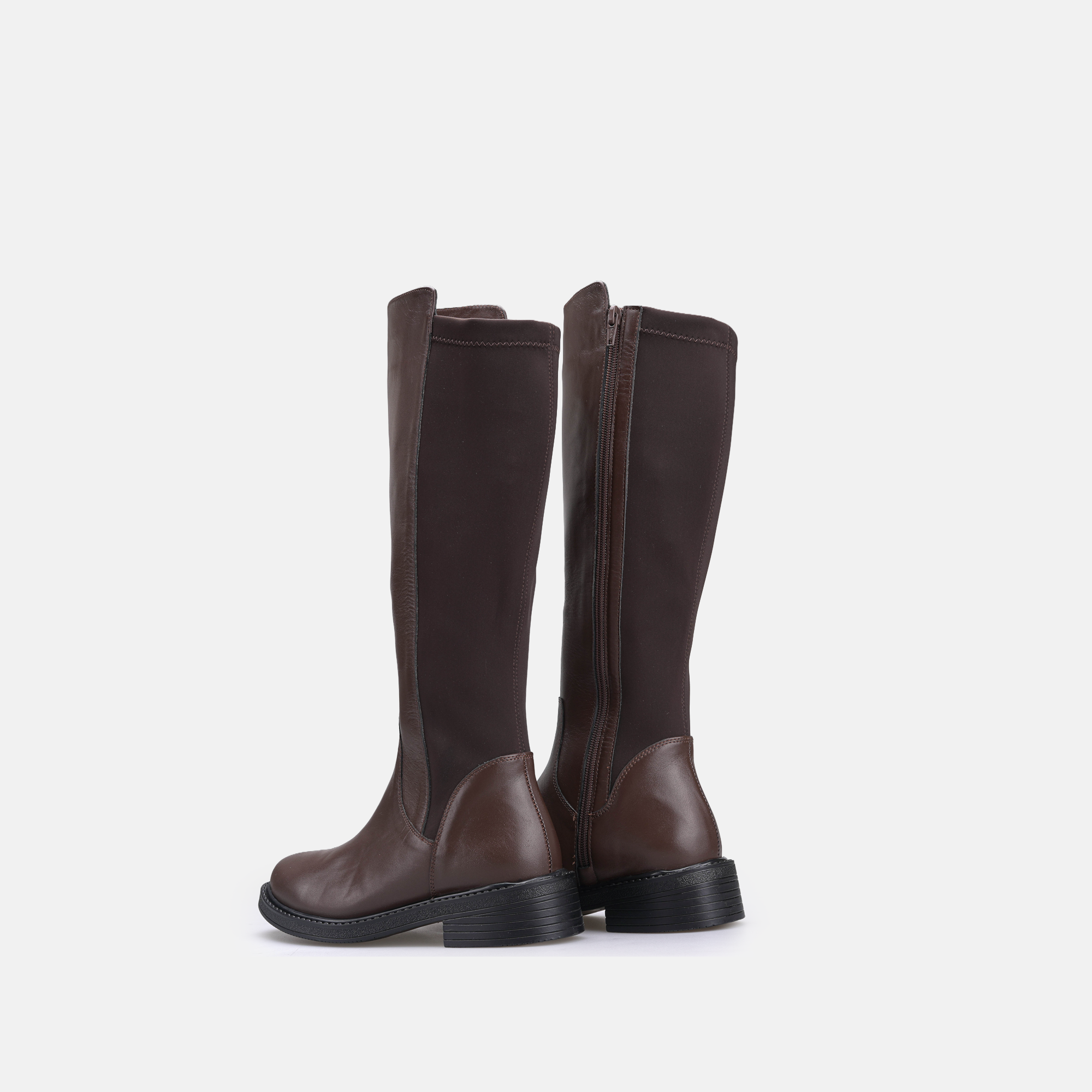 Volzak 4051 Botte genouillère en cuir Marron