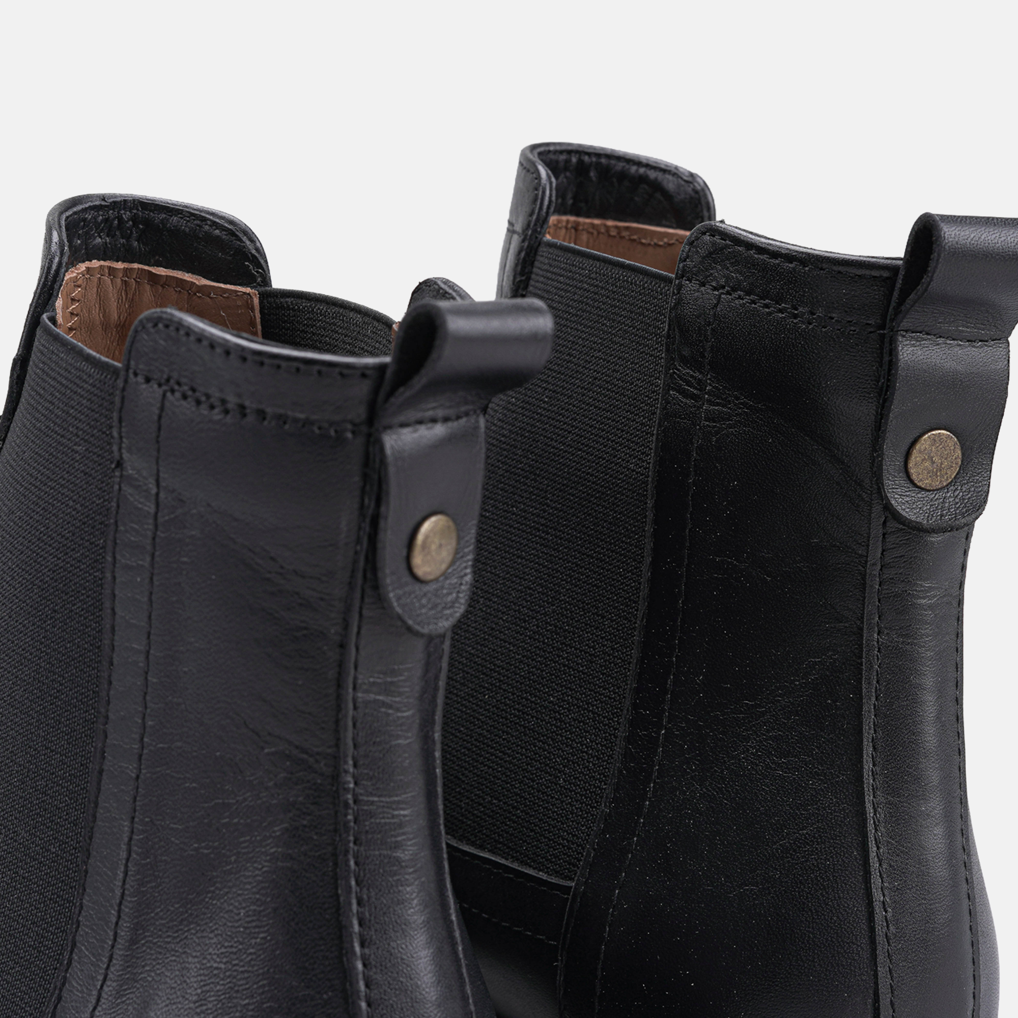 Volzak 4037 Bottine en cuir Noir