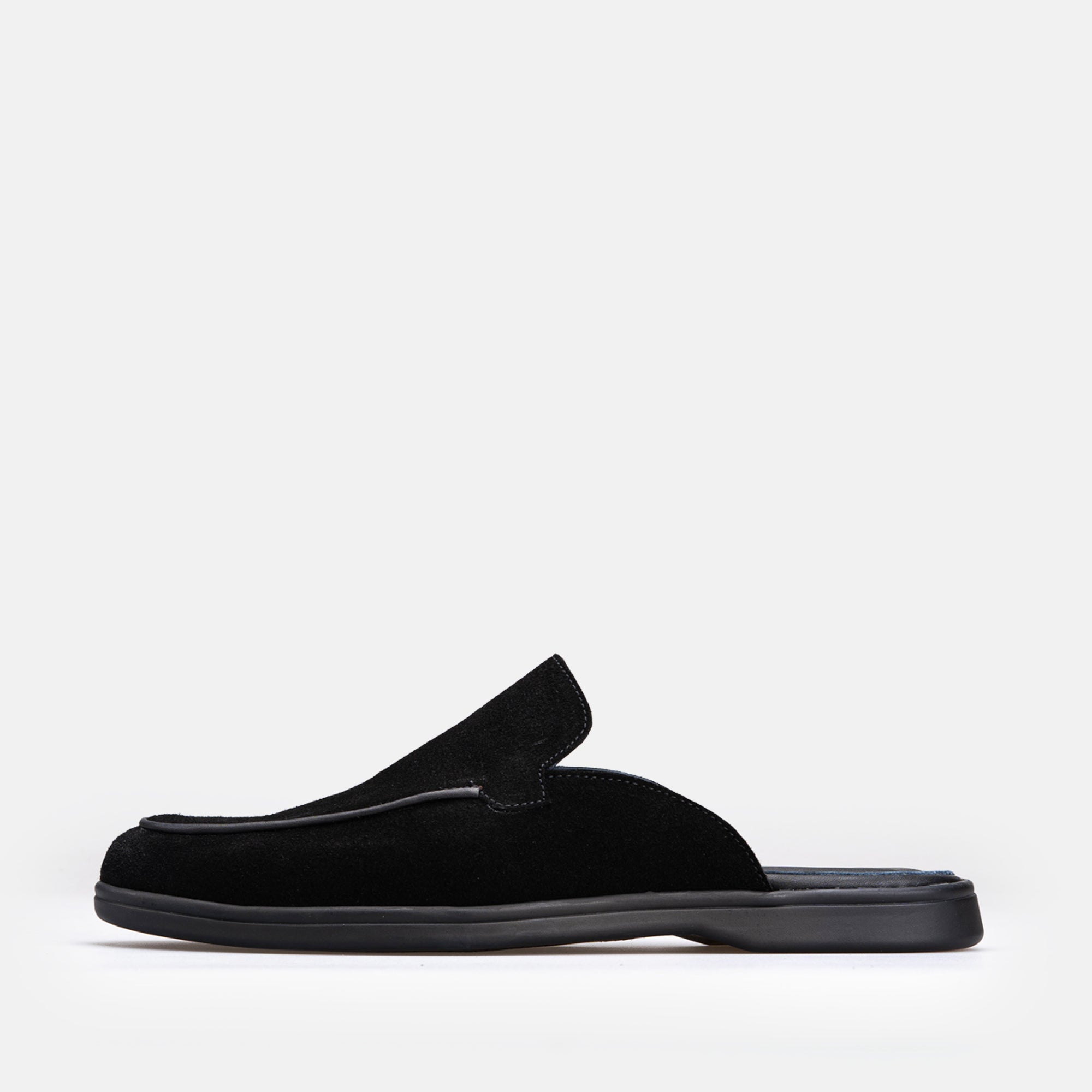 Volzak 5606 Mule en daim Noir