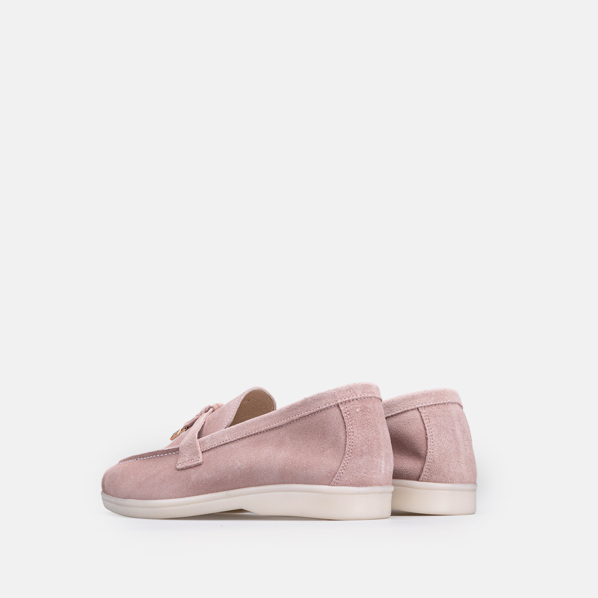 Volzak 32 mocassin en daim Rose