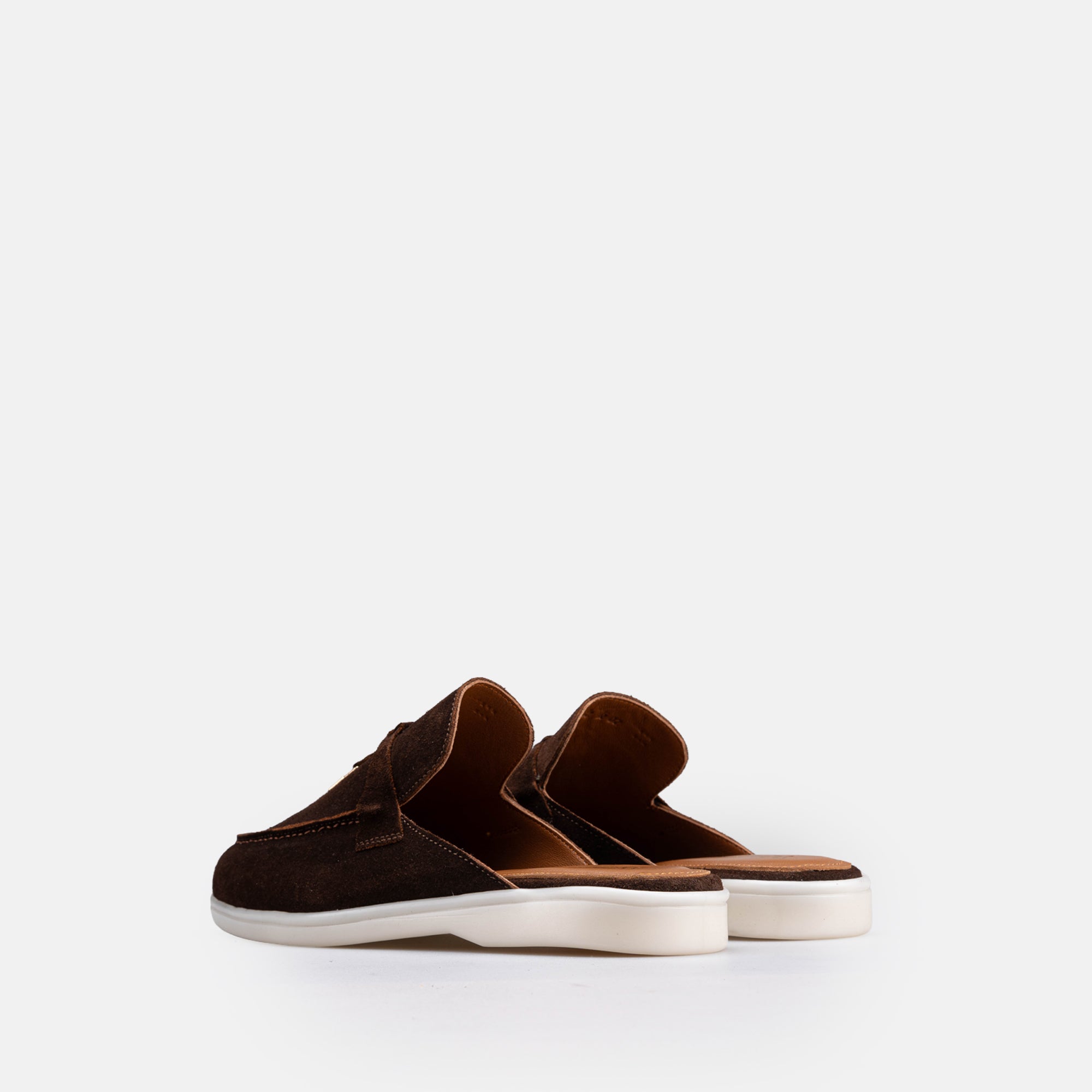 Volzak 0777 Mule en daim Marron