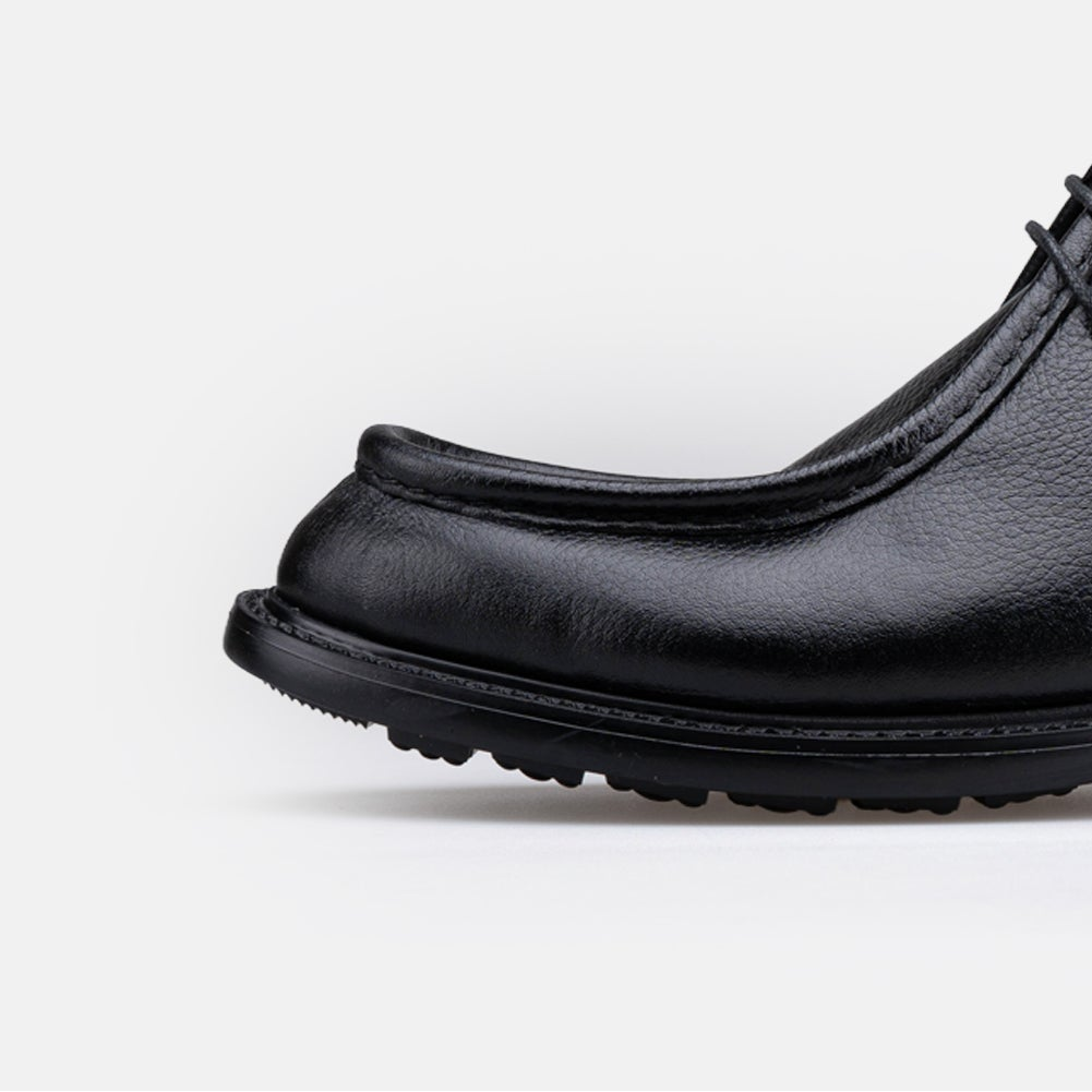 Volzak 5545 chaussure en cuir Noir Grainé