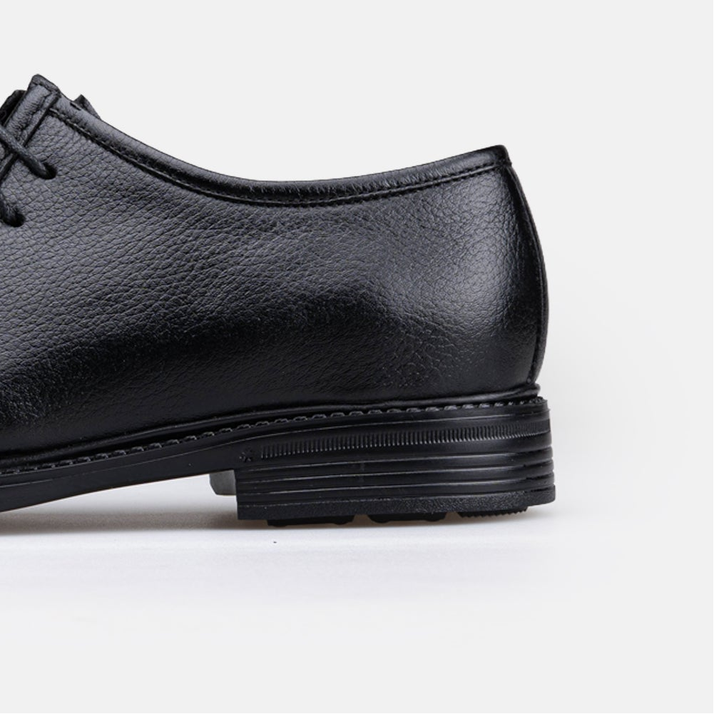 Volzak 5545 chaussure en cuir Noir Grainé