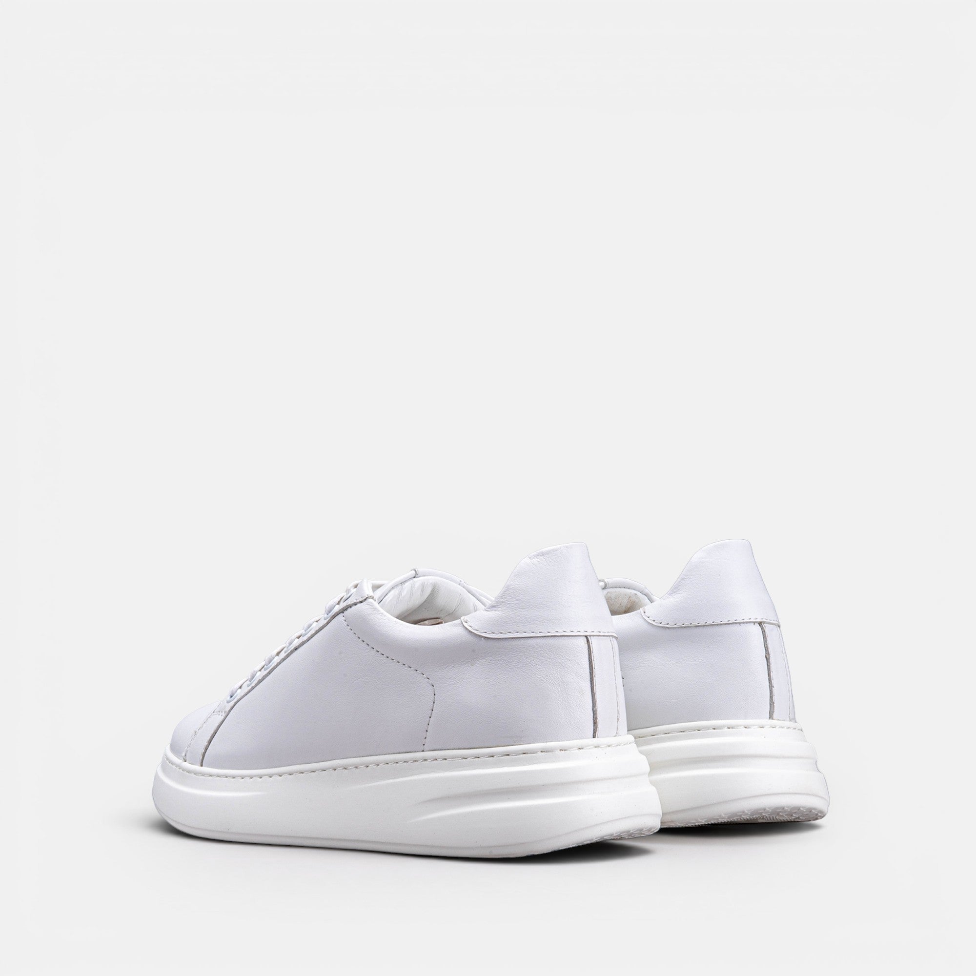 Volzak 165 Basket en cuir Blanc