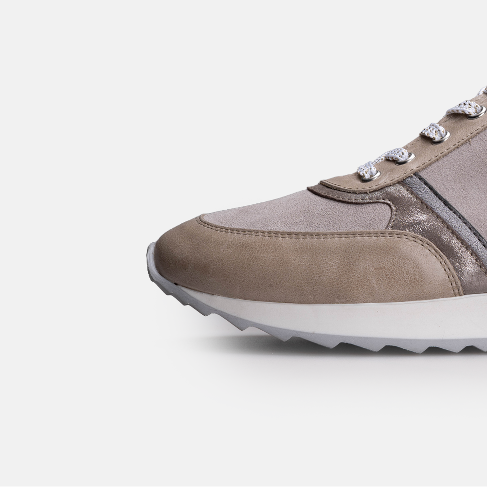 Volzak 700 Basket en daim Gris Beige