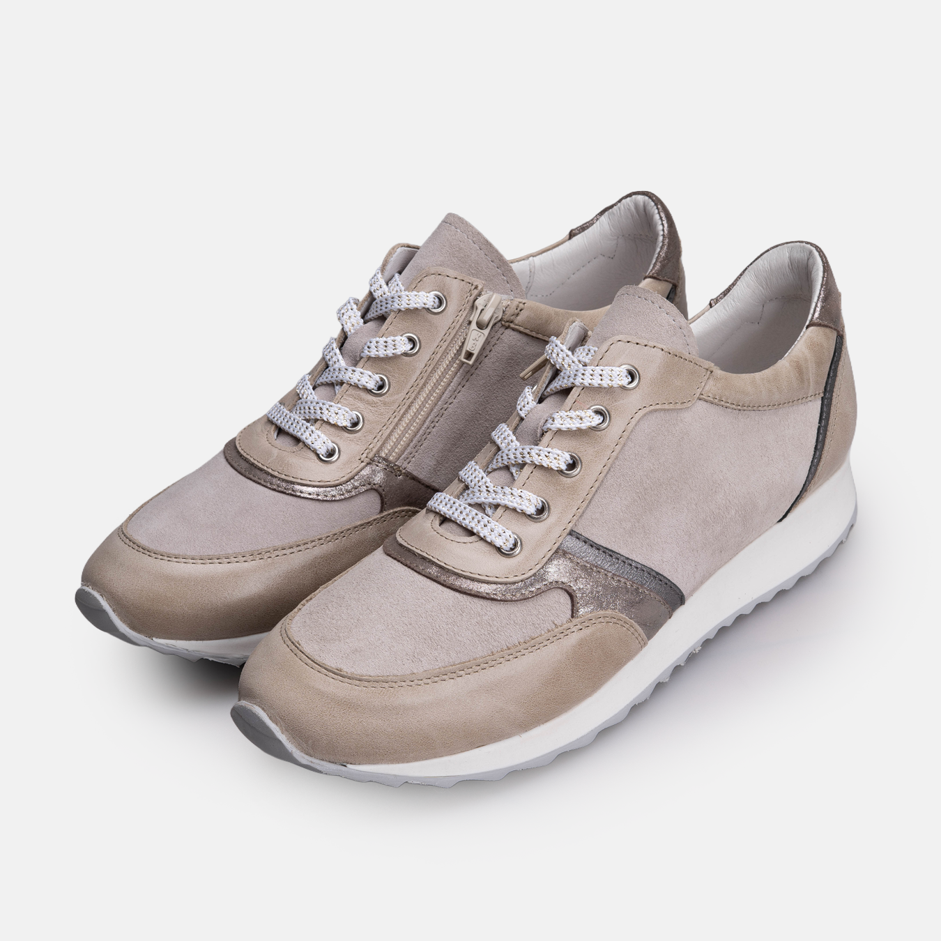 Volzak 700 Basket en daim Gris Beige