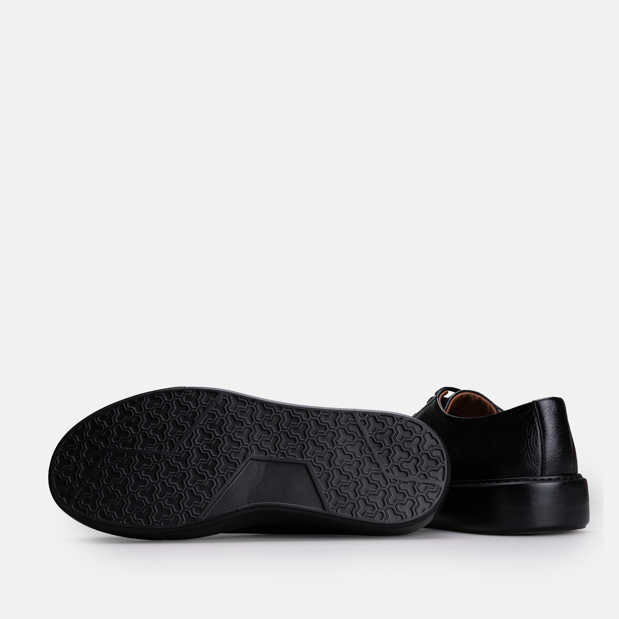 Volzak 5549 basket en cuir Noir Grainé