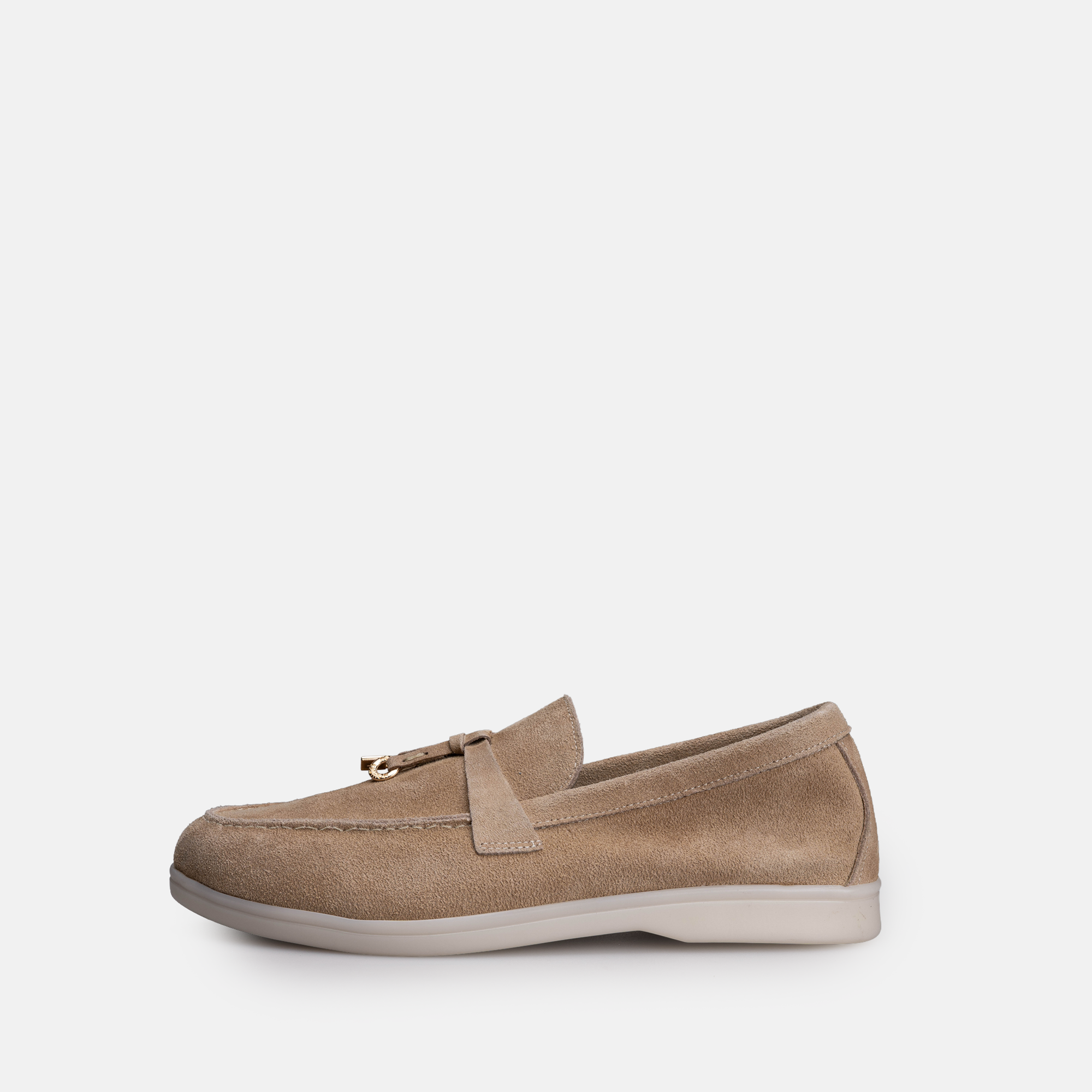 Volzak 32 s mocassin en daim Beige