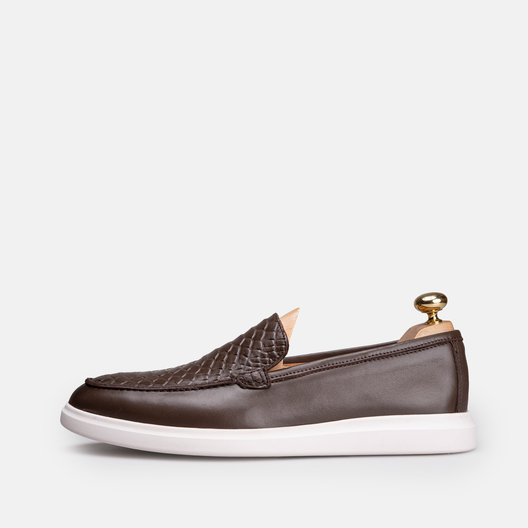 Volzak 710 Mocassin en cuir Marron