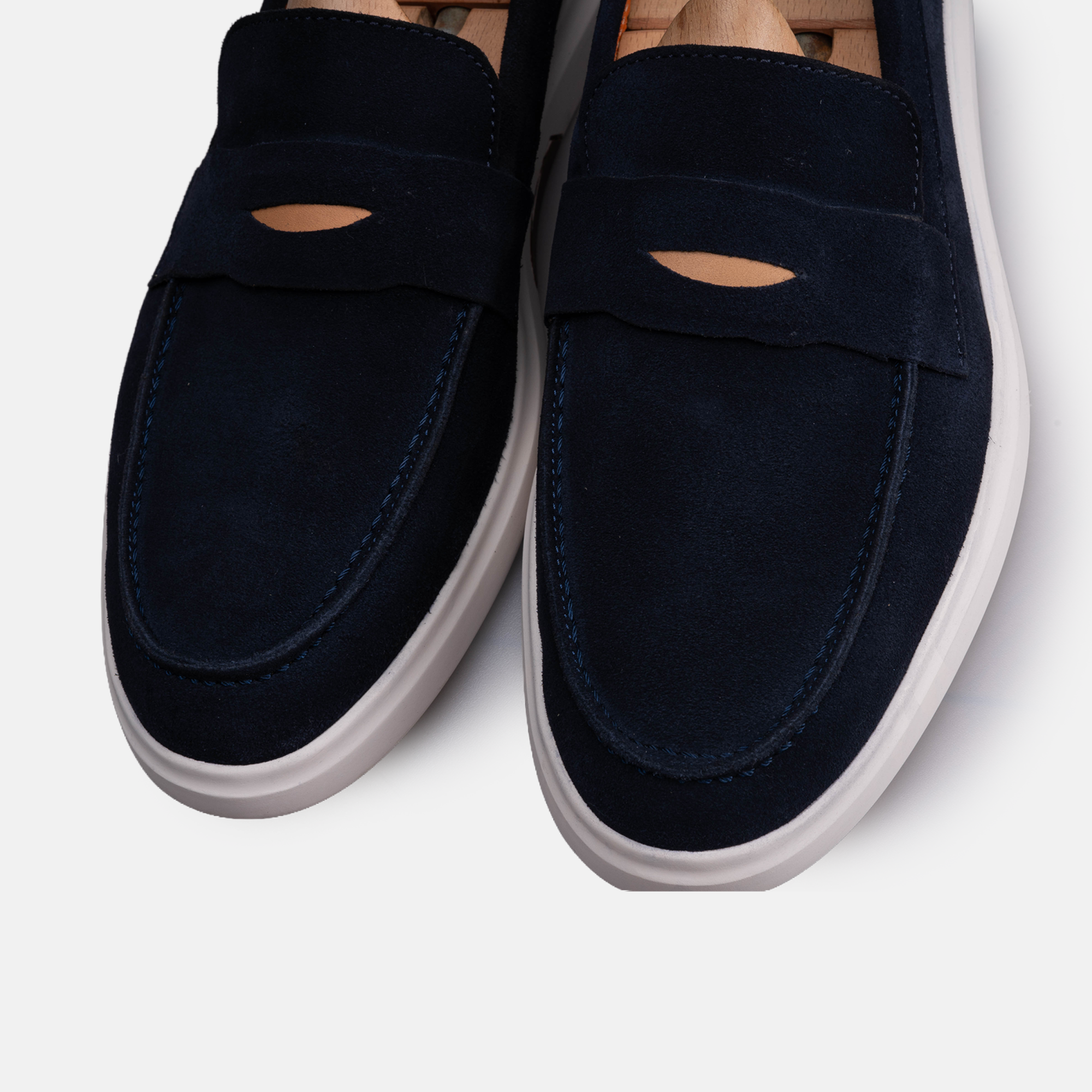 Volzak 711 Mocassin en daim Noir