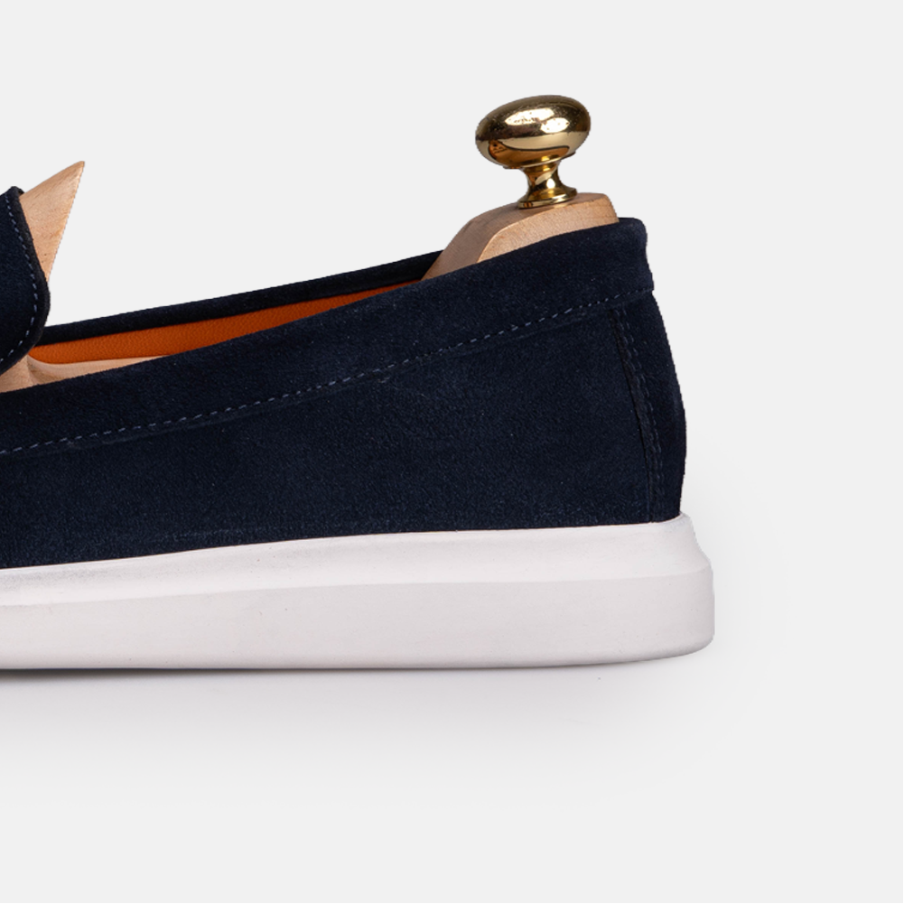 Volzak 711 Mocassin en daim Noir