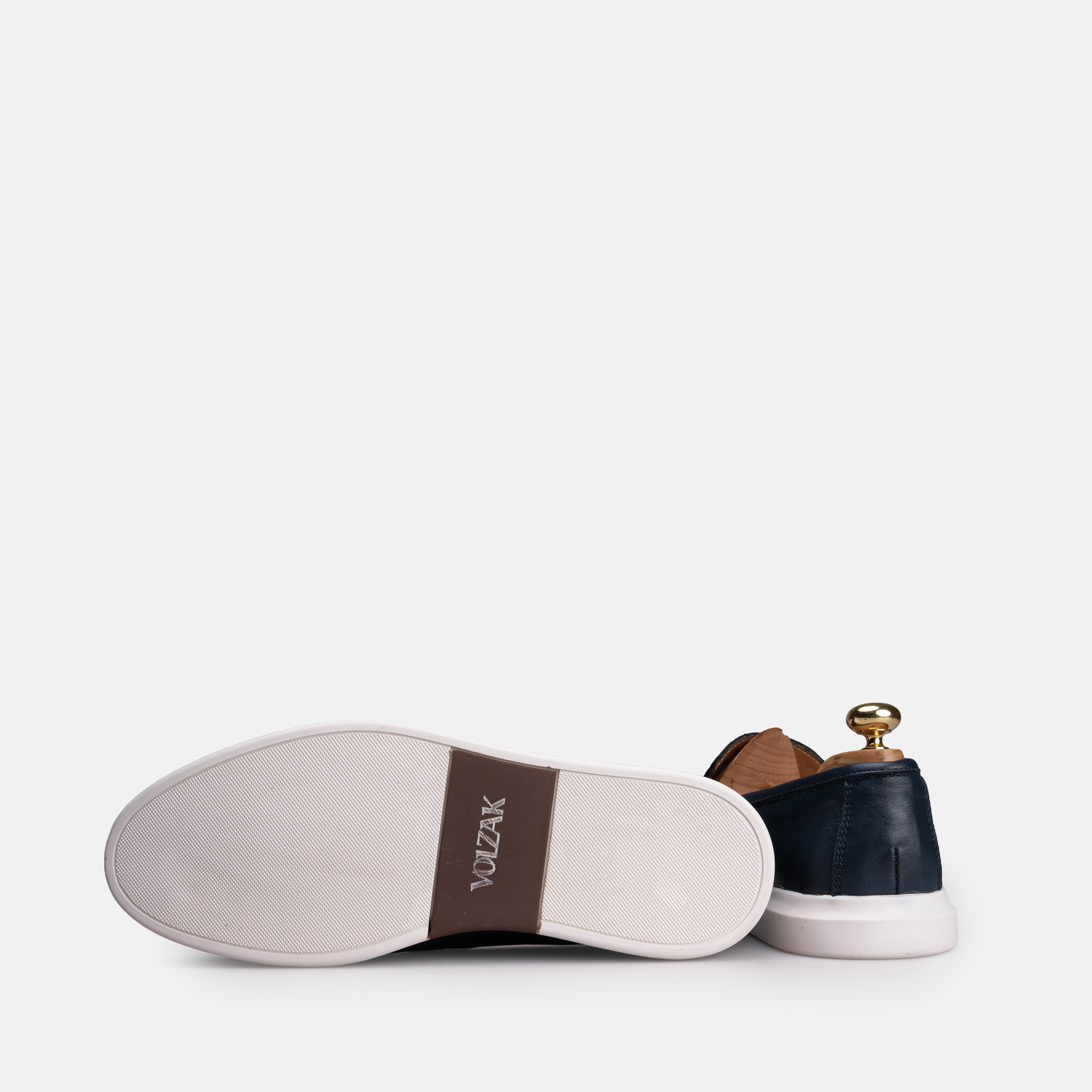 Volzak 710 Mocassin en cuir Bleu