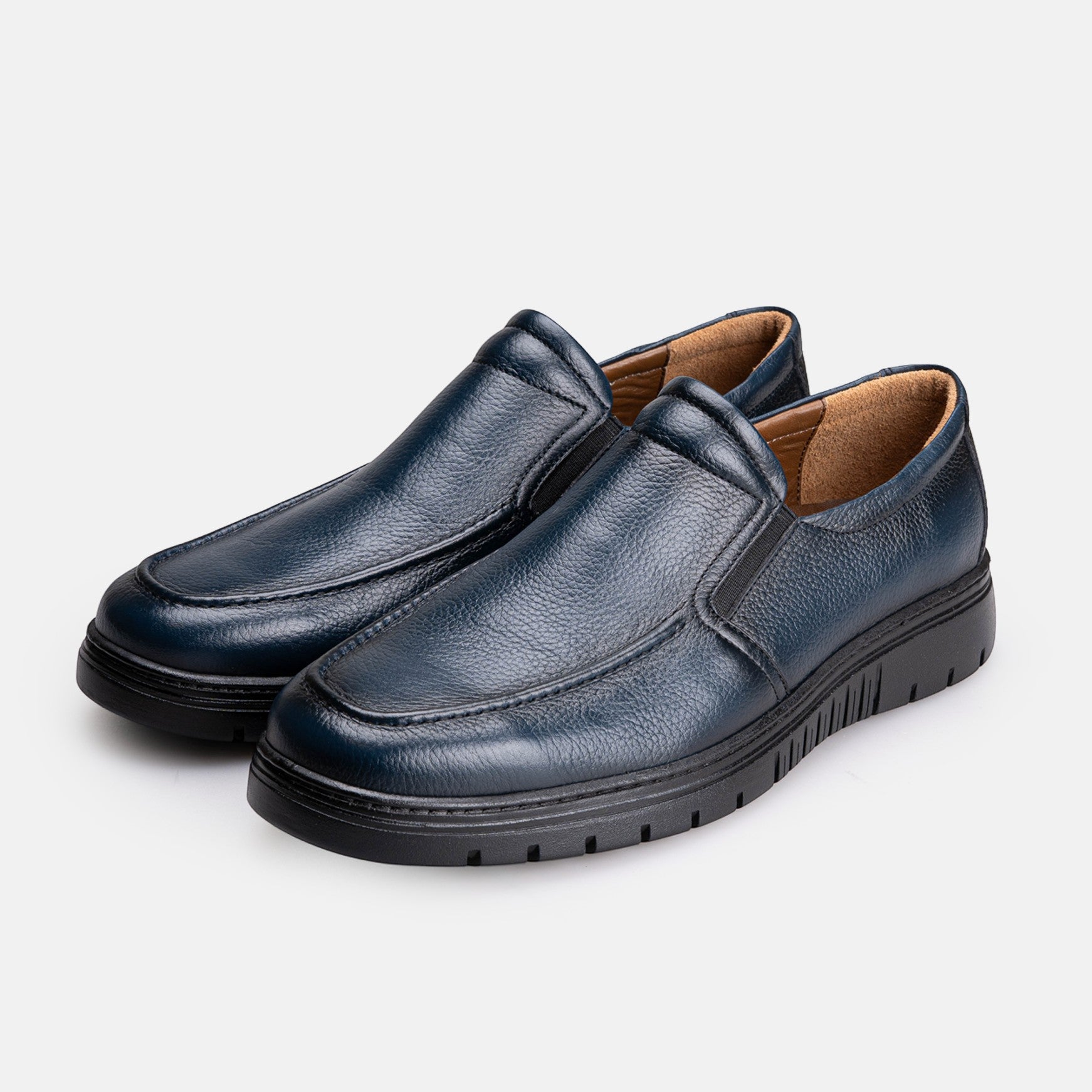 Volzak 5518 chaussure en cuir Bleu Grainé